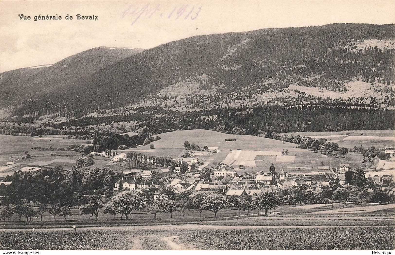 Vue Générale De Bevaix 1913 - Bevaix