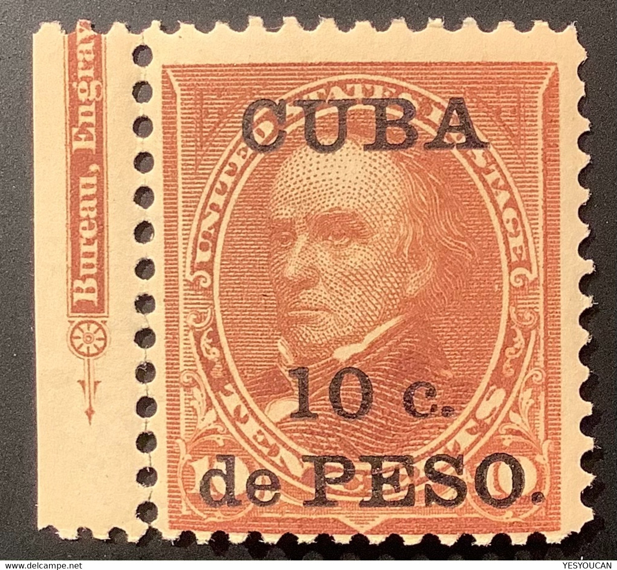 Cuba US OCCUPATION 1899 Sc. 226 VF MNH** 10c Brown Type I (USA - Neufs