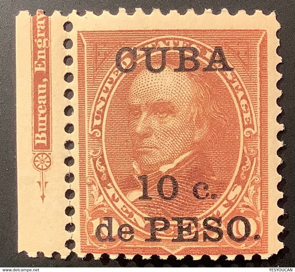 Cuba US OCCUPATION 1899 Sc. 226 VF MNH** 10c Brown Type I (USA - Nuovi