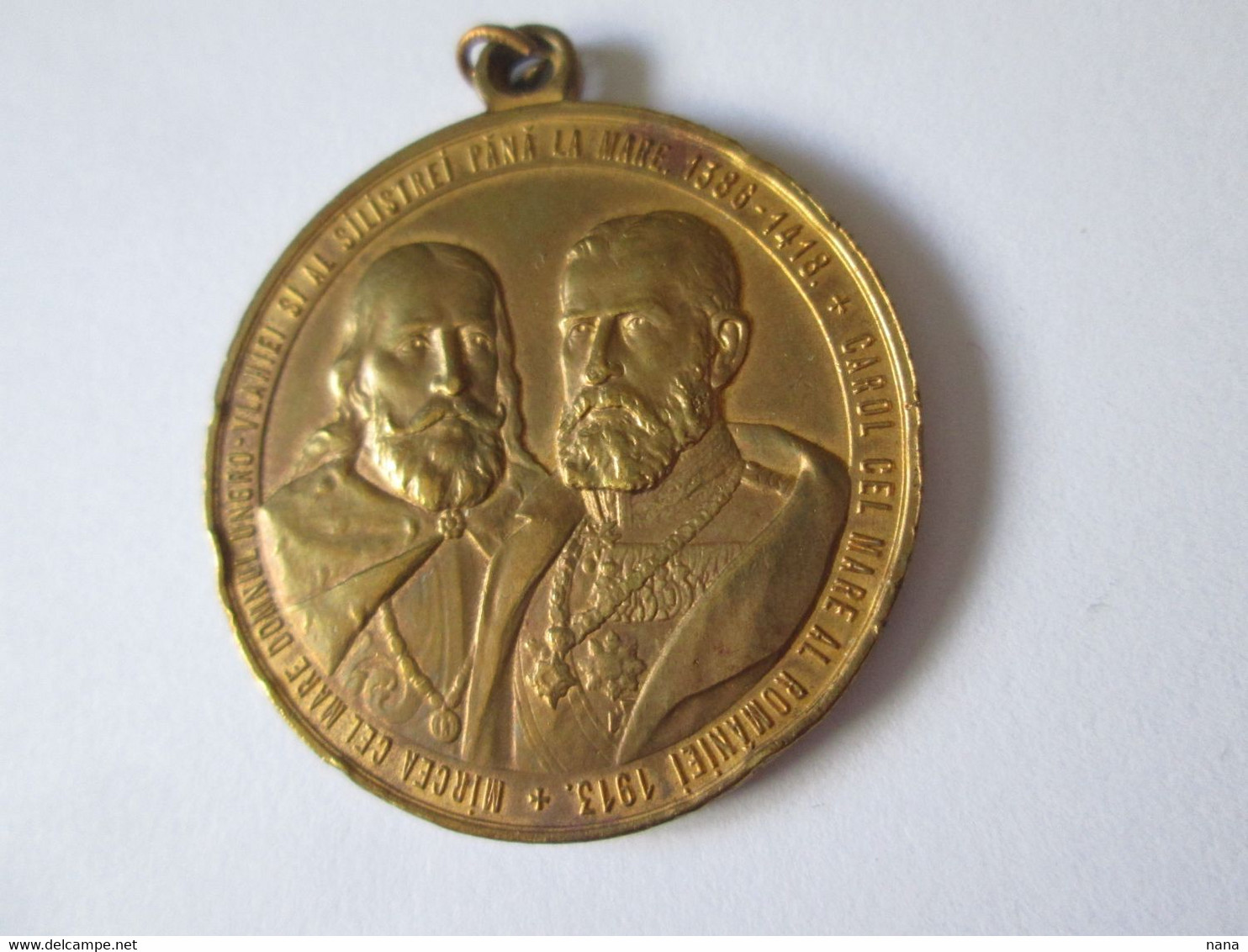 Rare! Medalia Apărătorilor Ei țara Recunoscătoare 1913/Romanian Medal To Its Defenders The Country Recognizing 1913 - Otros & Sin Clasificación