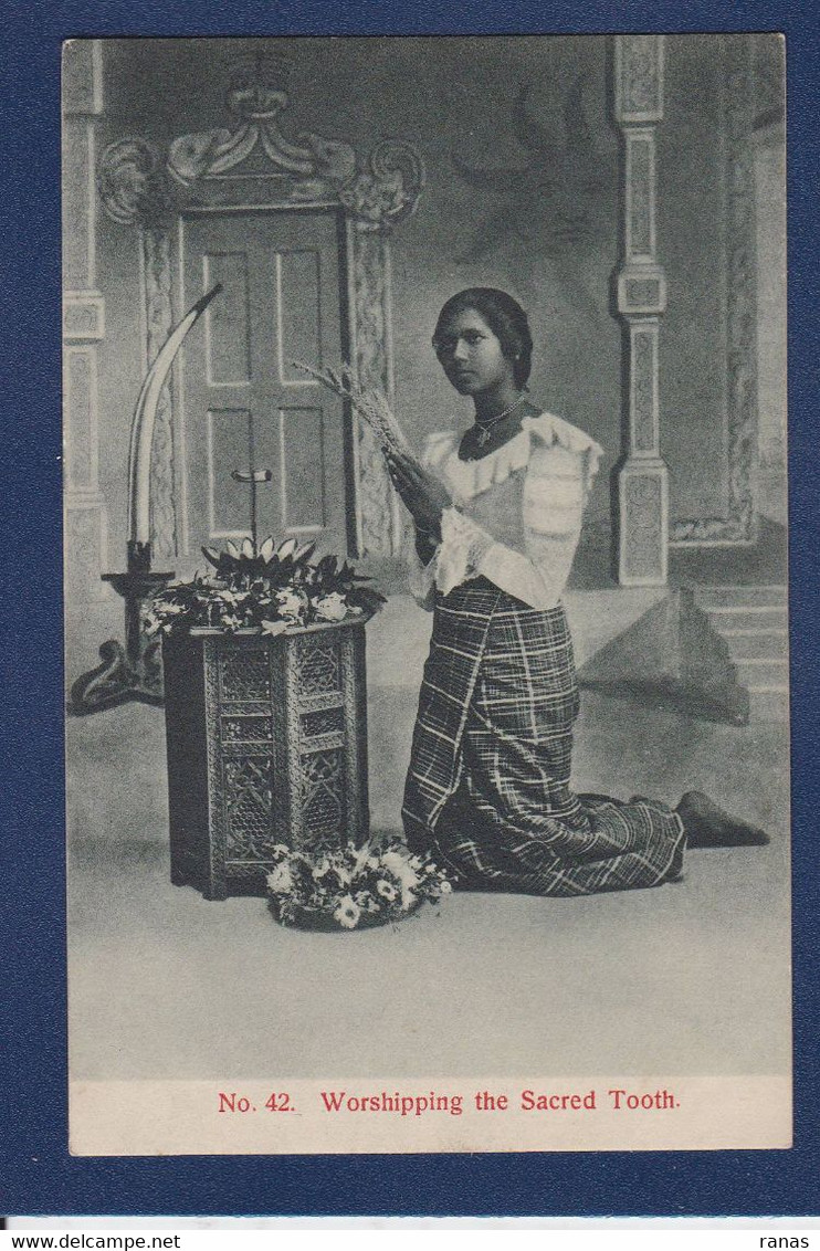 CPA Ceylon Ceylan Non Circulé Femme Woman - Sri Lanka (Ceylon)