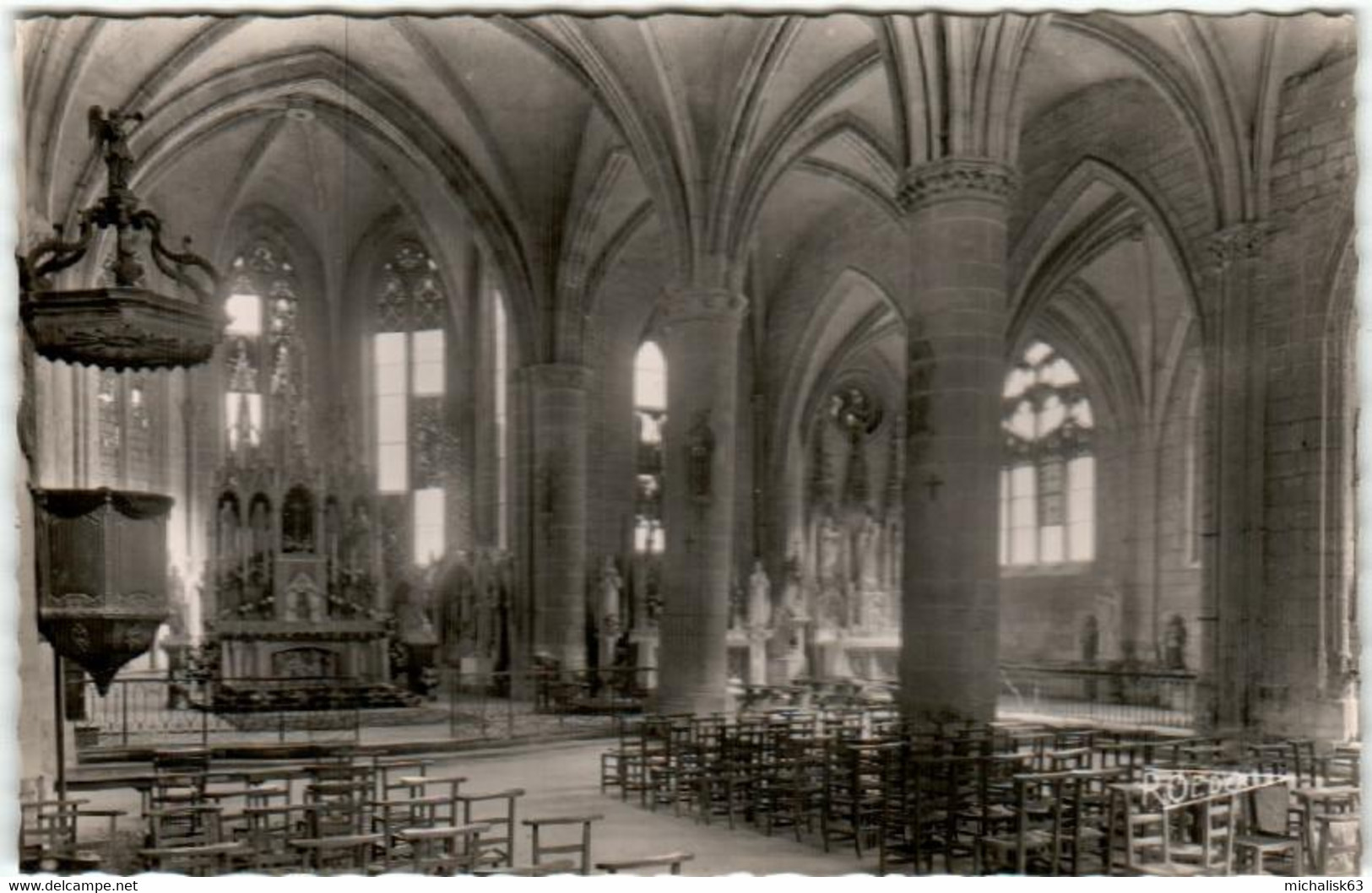 41lom 78 MARVILLE - INTERIEUR DE L'EGLISE - Altri & Non Classificati