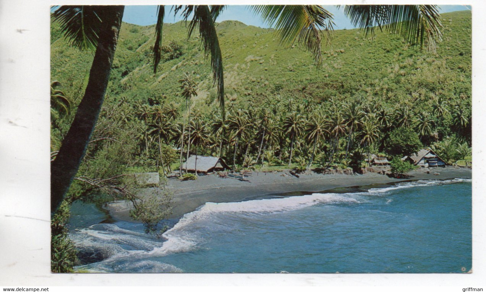 VUE PLONGEANTE DE LA PLAGE D'ARAHOHO TIAR TAHITI 1969 CPSM 9X14 TBE - Tahiti