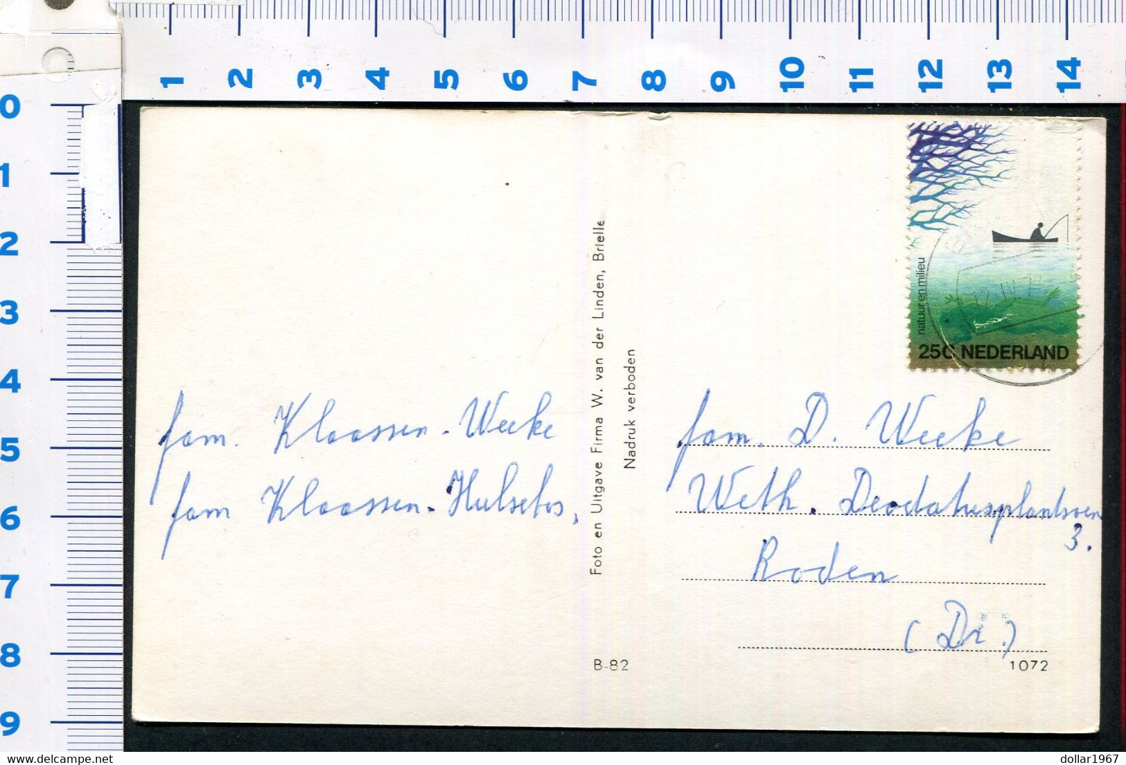 1 April - Feesten In Den Driel , De Stad Der Watergeuzen  -   Used 12-4-1972 - Scans For Condition (Originalscan !!) - Brielle