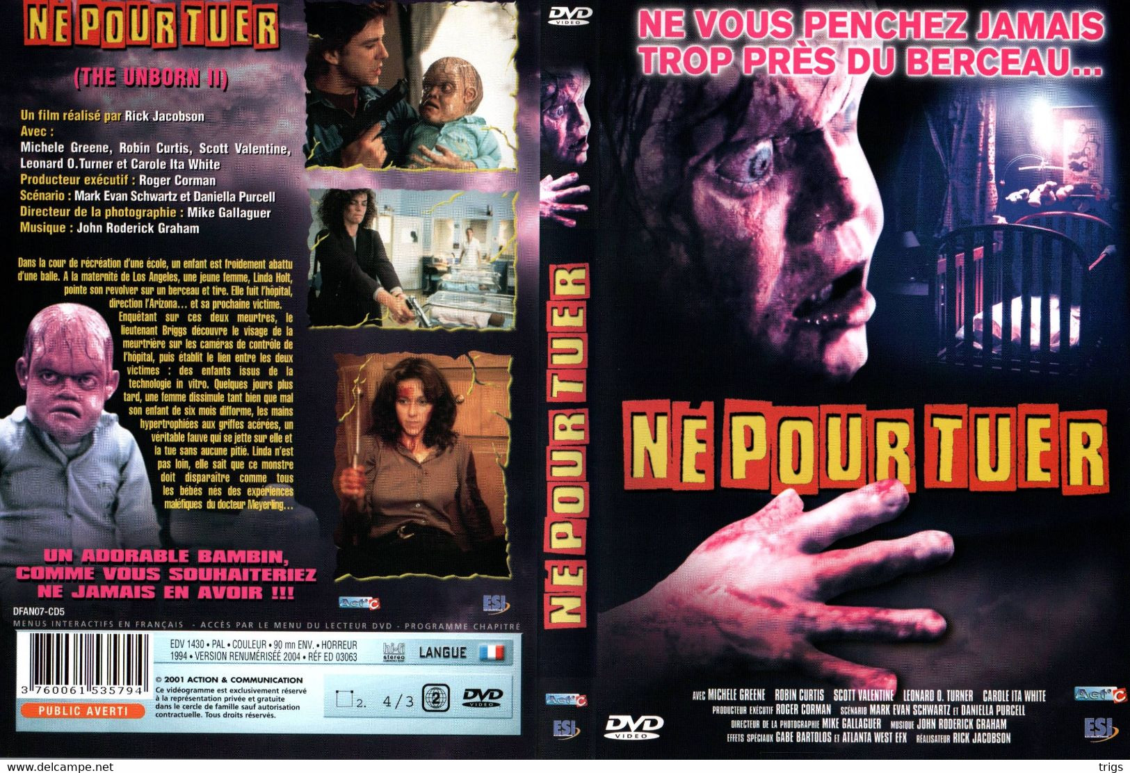 DVD - Ne Pour Tuer - Horror