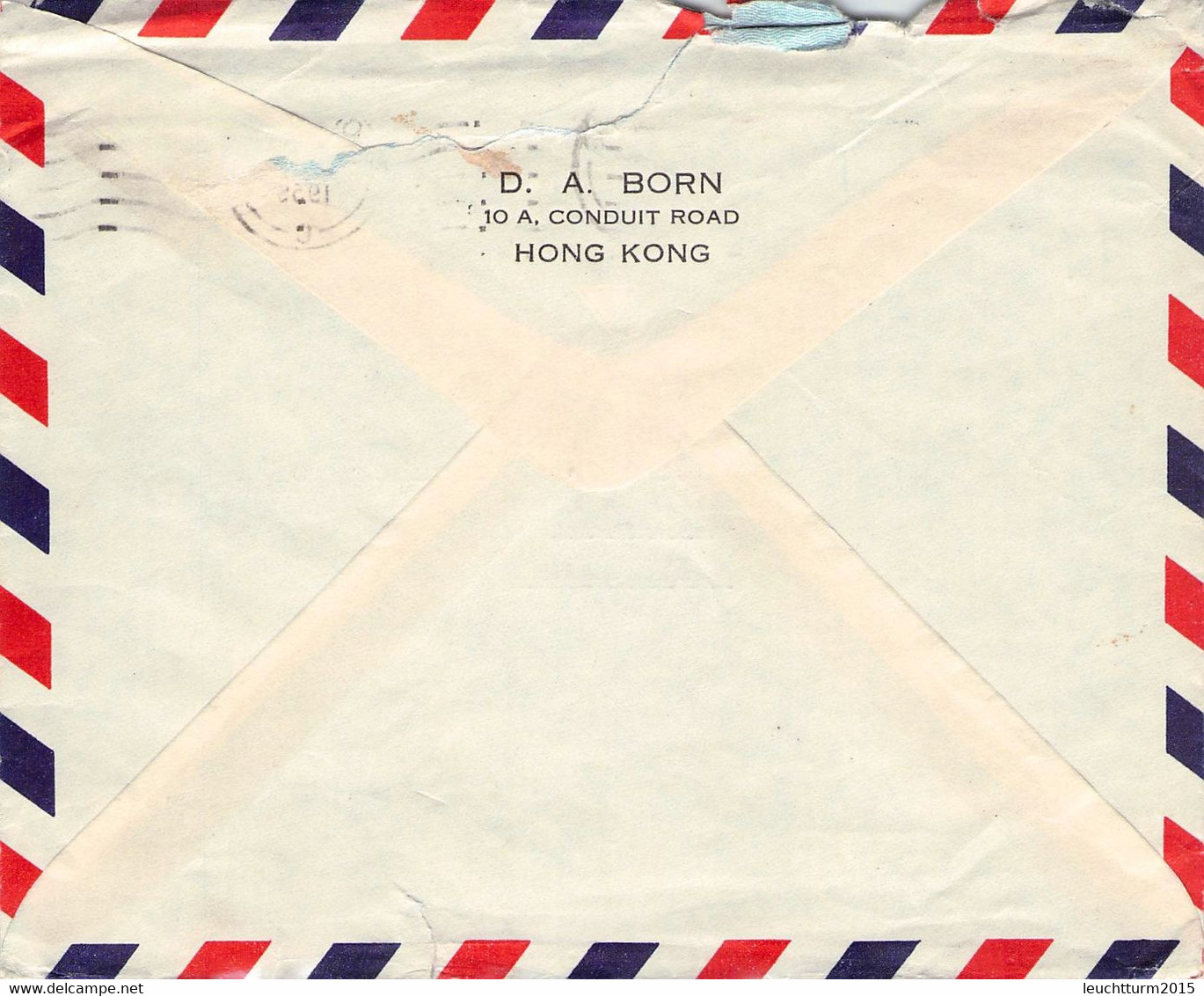 HONG KONG - AIRMAIL 1959 > ENGELBERG/CH / ZB 32 - Lettres & Documents