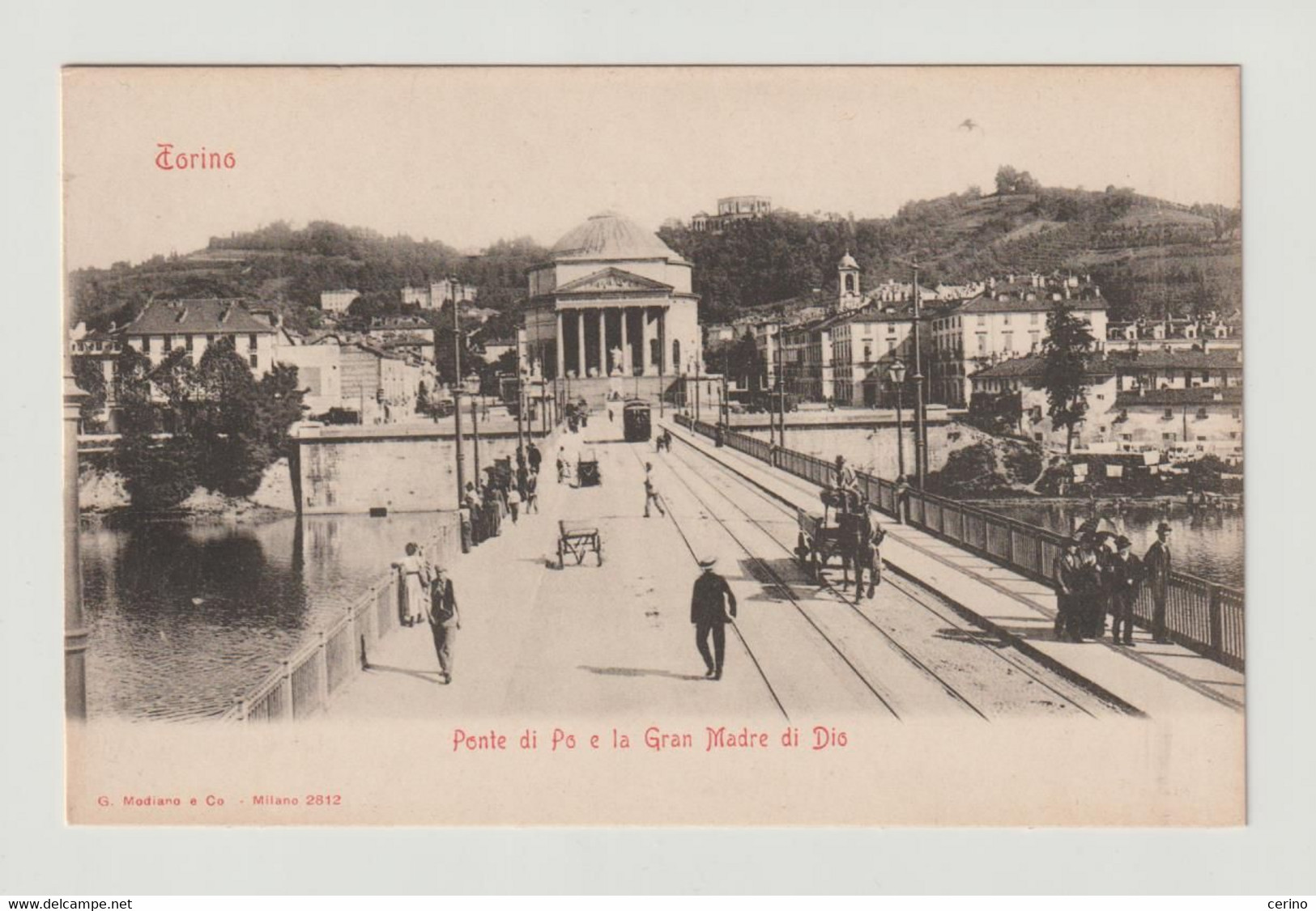 TORINO:  PONTE  DI  PO  E  LA  GRAN  MADRE  DI  DIO  -  FOTO  -  FP - Brücken