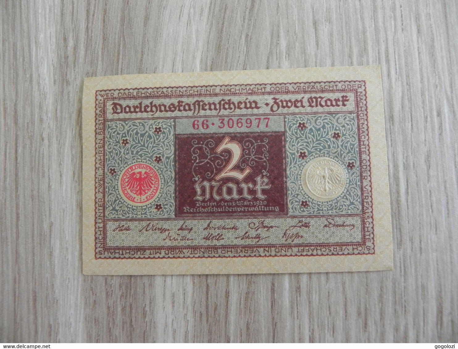 Deutschland Germany 2 Mark 1920 - 2 Mark