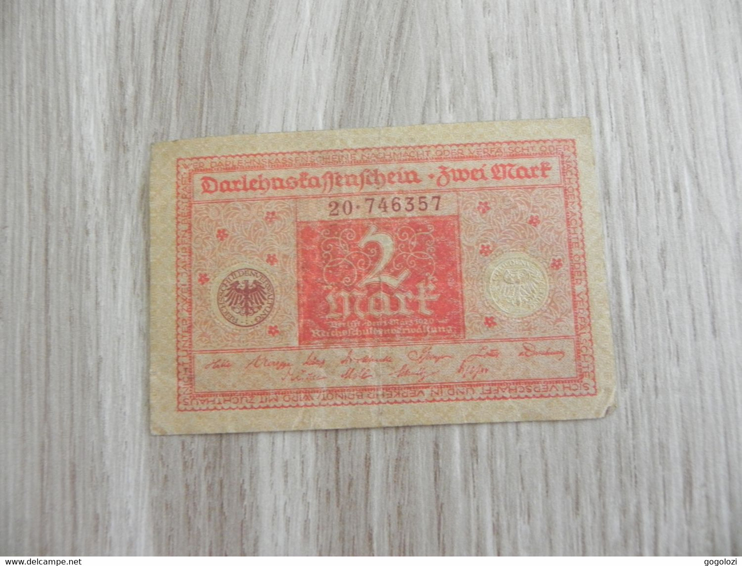 Deutschland Germany 2 Mark 1920 - 2 Mark