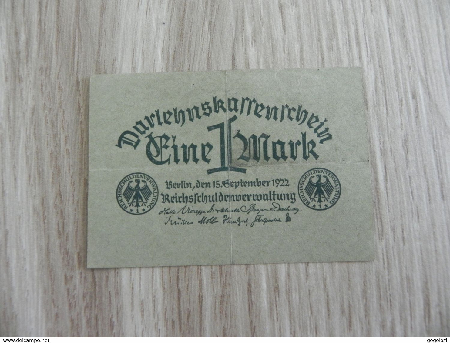 Deutschland Germany 1 Mark 1922 - 1 Mark