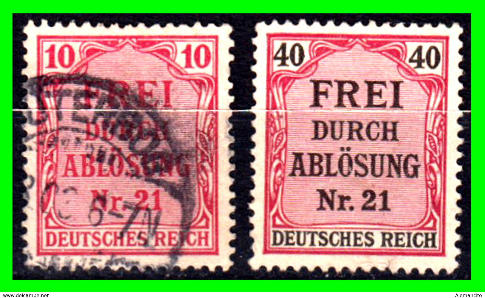 ALEMANIA ( GERMANY ) ( ..SELLOS OFICIALES PRUSIANOS DE LA ALEMANIA IMPERIAL .. ) “ AÑO 1903 “” ( PRUSIA ) - Servizio