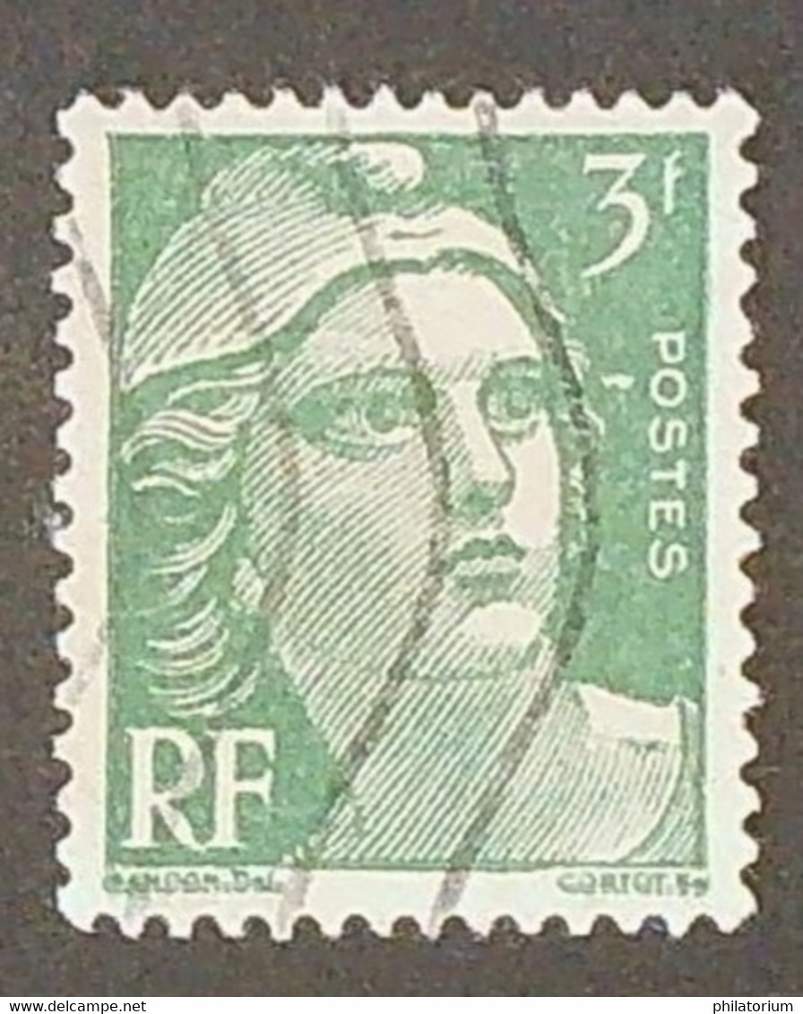 Gandon, Yv 716A, Point Blanc Sous Le O De POSTE; Oblitérés - Used Stamps