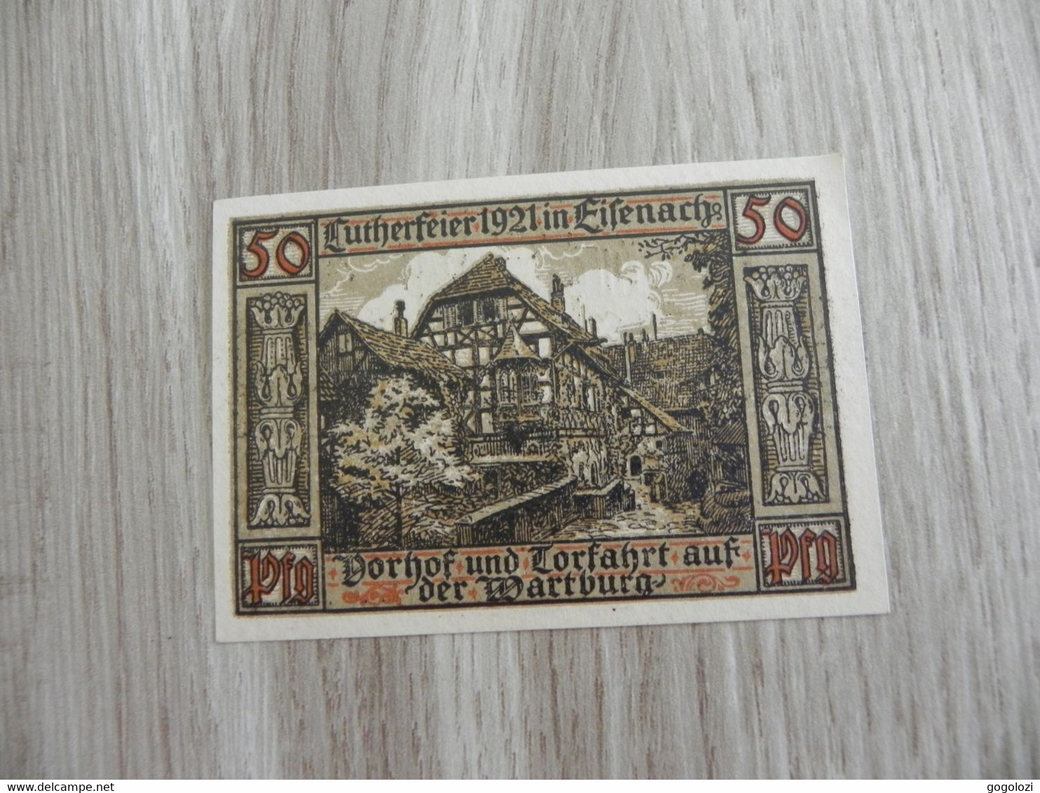 Deutschland Germany Eisenach 50 Pfennig 1921 - Other & Unclassified