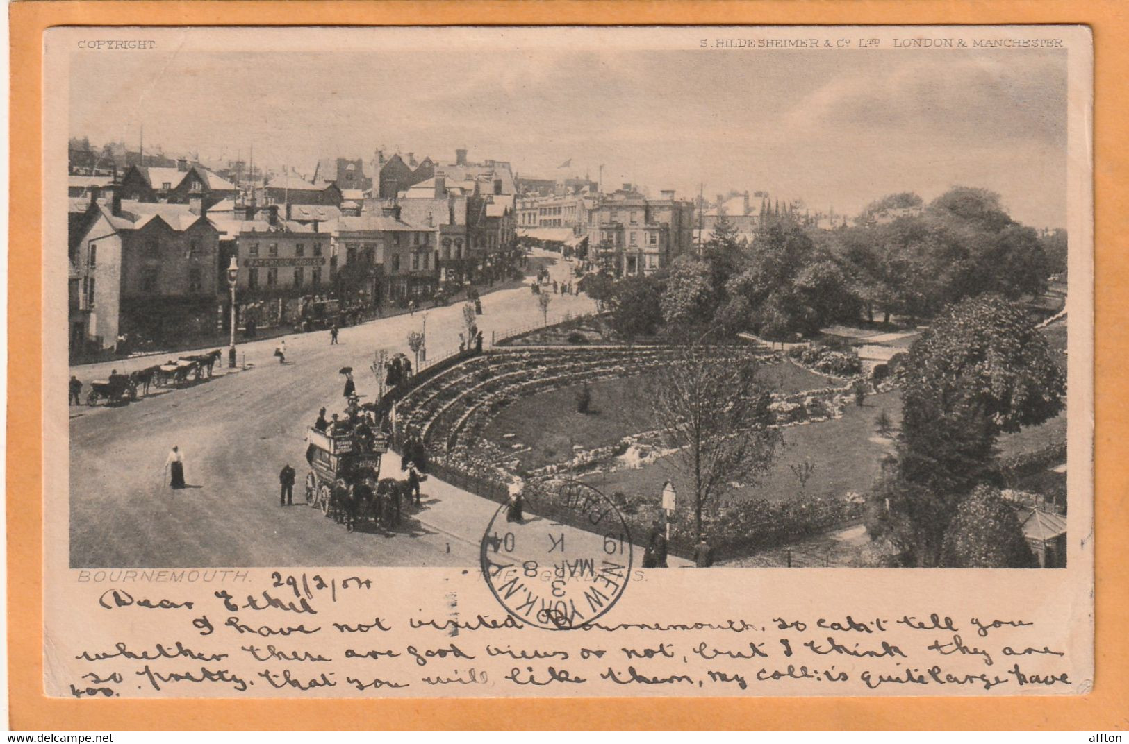 Bournemouth UK 1904 Postcard - Bournemouth (bis 1972)