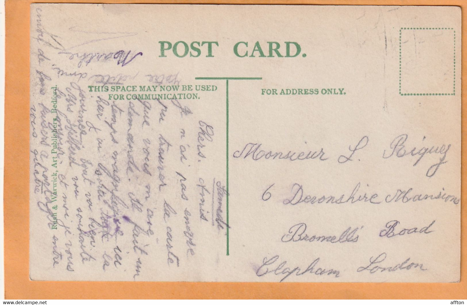 Bournemouth UK 1910 Postcard - Bournemouth (bis 1972)