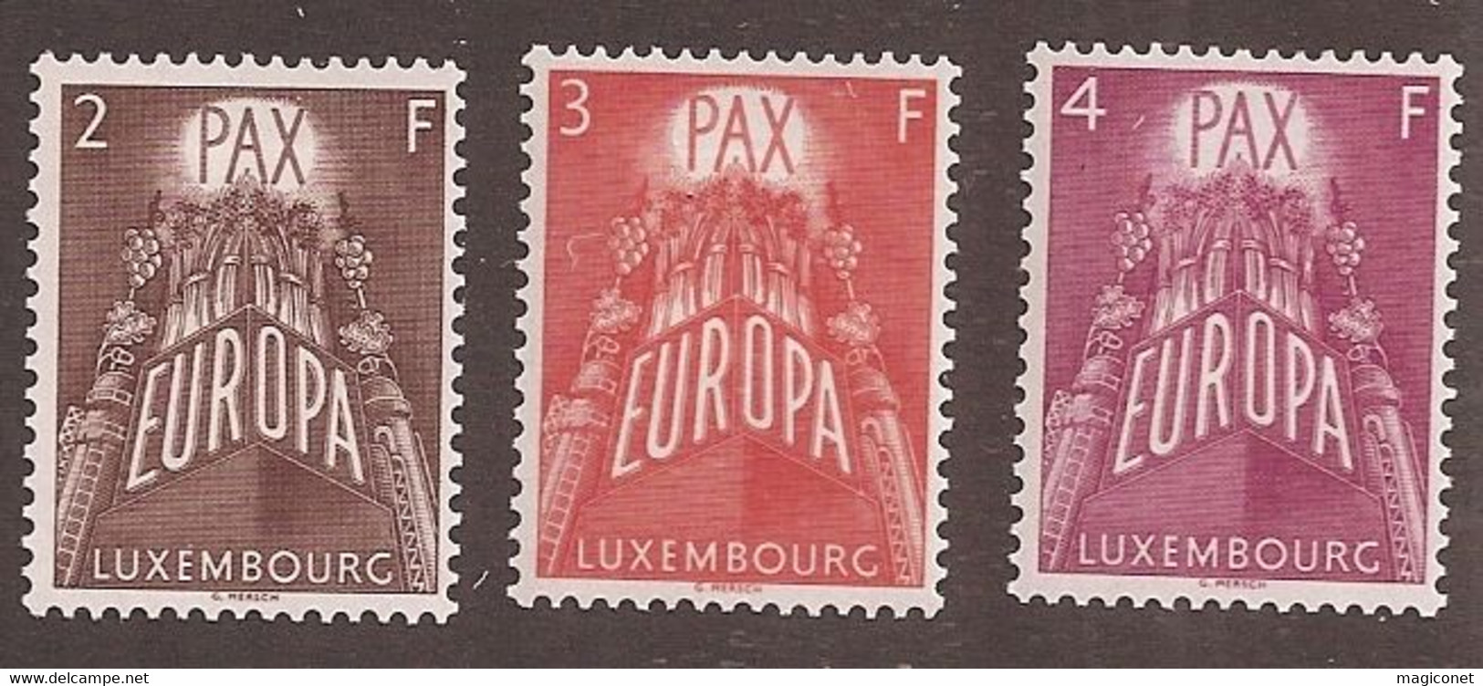 Luxembourg - 1957 Y&T N° 531-533 *** CEPT Europa - 1957