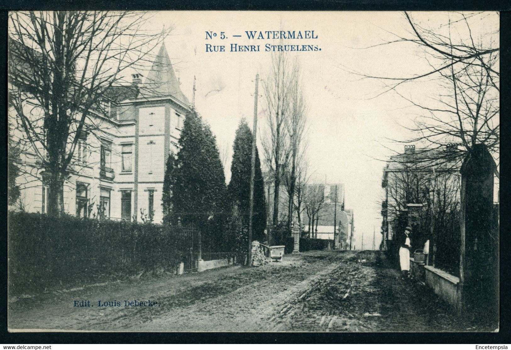 CPA - Carte Postale - Belgique - Watermael - Rue Henri Struelens - 1910 (CP20835OK) - Watermaal-Bosvoorde - Watermael-Boitsfort