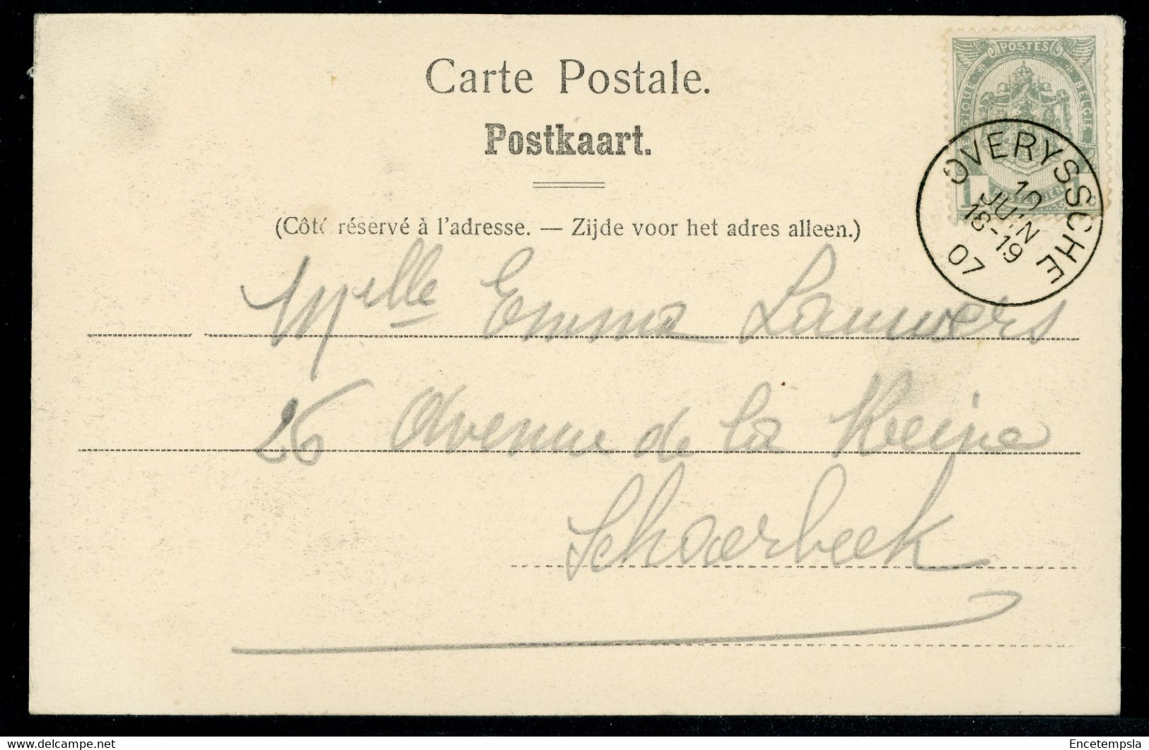 CPA - Carte Postale - Belgique - Over-Yssche - Tour Dans Le Parc Du Château - 1907 (CP20840) - Overijse