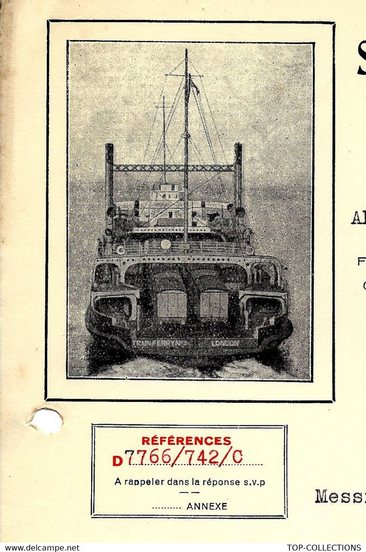 1929 NAVIGATION FERRY BOATS TOURISME Société Belgo-Anglaise Des Ferry Boats Bruxelles => Belpaire Wyffels à Roulers - 1900 – 1949