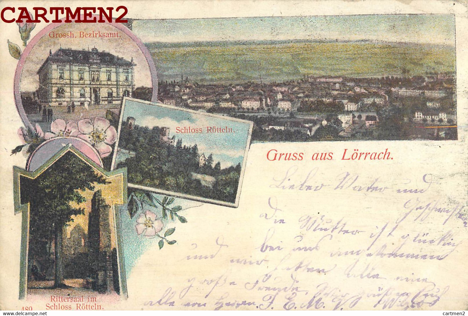 GRUSS AUS LÖRRACH 1900 DEUTSCHLAND - Loerrach