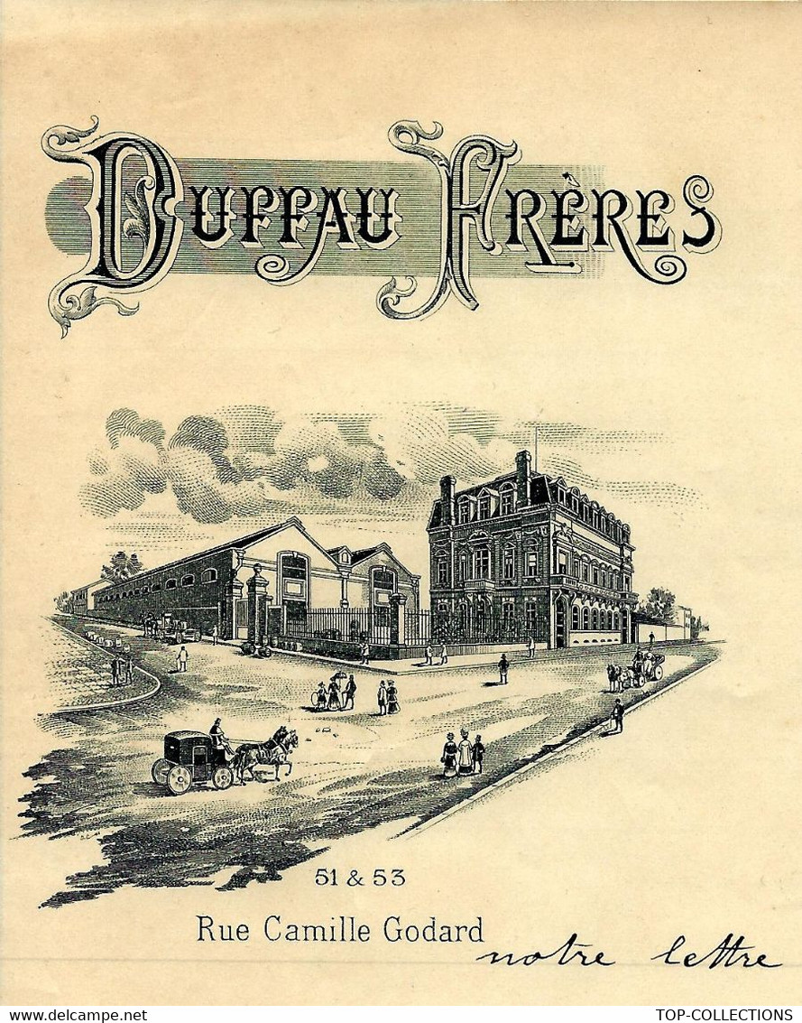 1915 DUFFAU FRERES à Bordeaux Négoce De Vin Et Alcool TEXTE SUR RHUM à Fournier à Chateauneuf Charente - 1900 – 1949