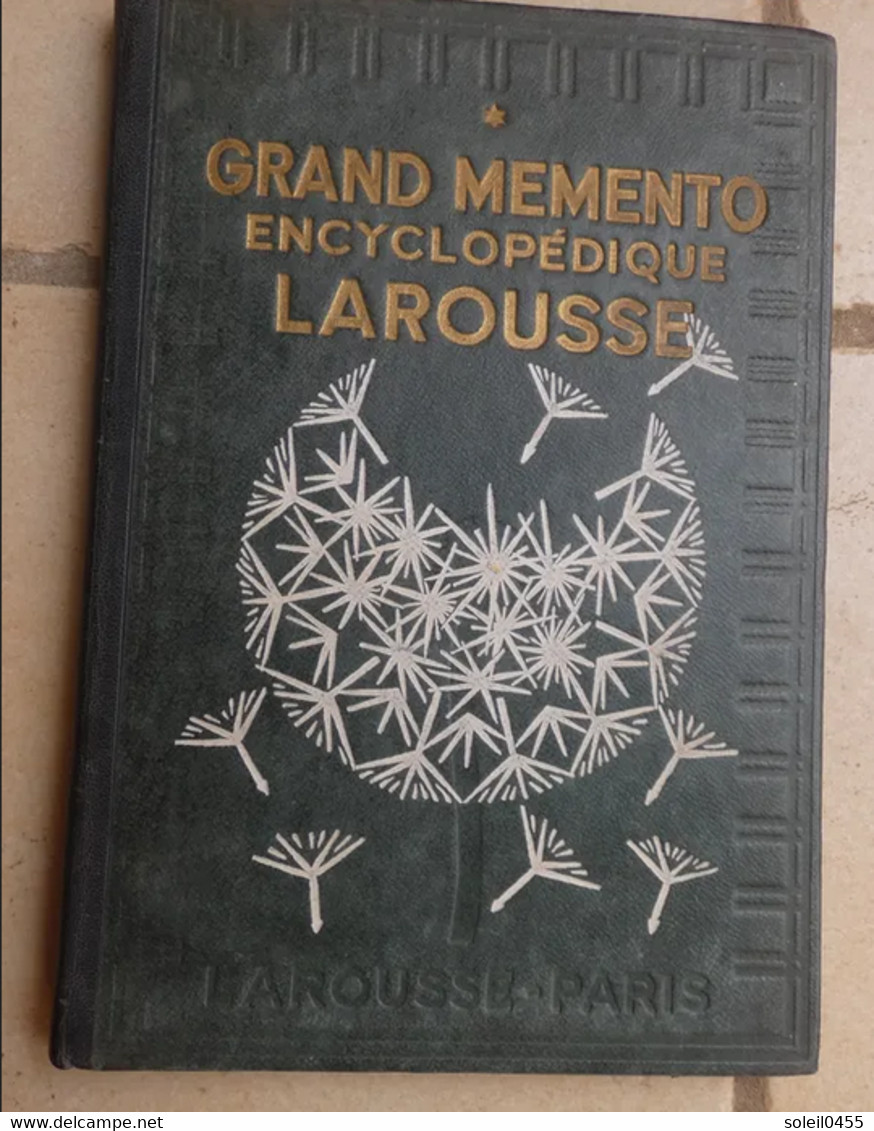 Grand Mémento Encyclopédique Larousse (spécimen) 1936 - Encyclopédies