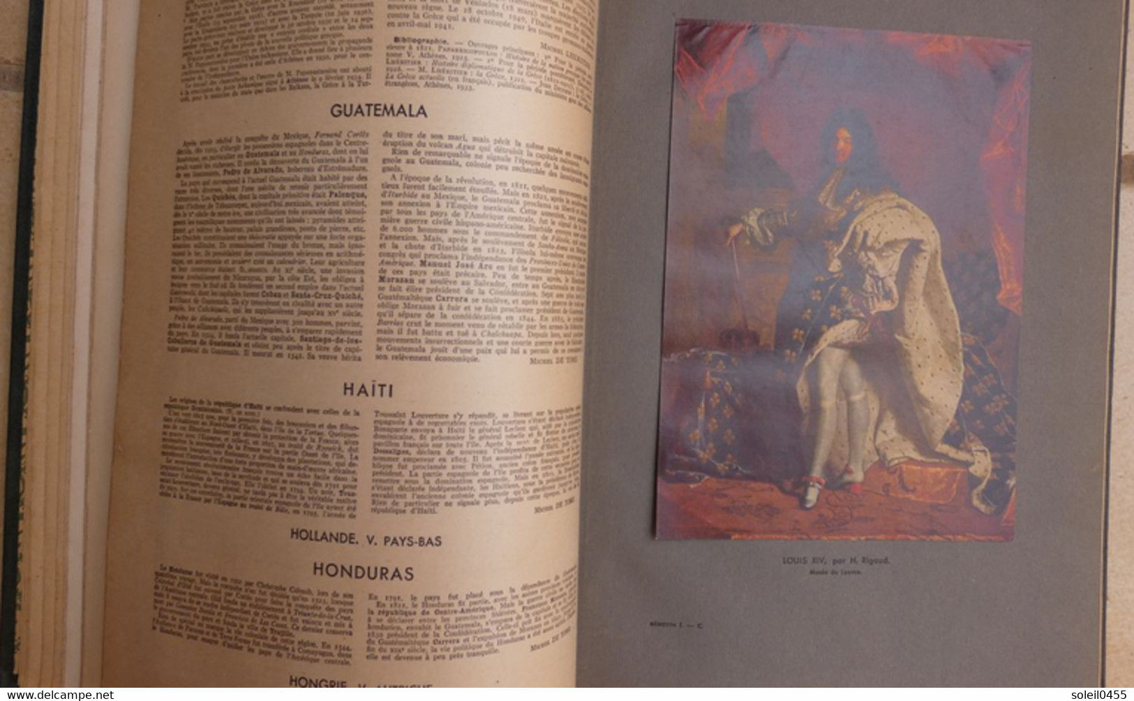 Grand mémento encyclopédique Larousse (spécimen) 1936