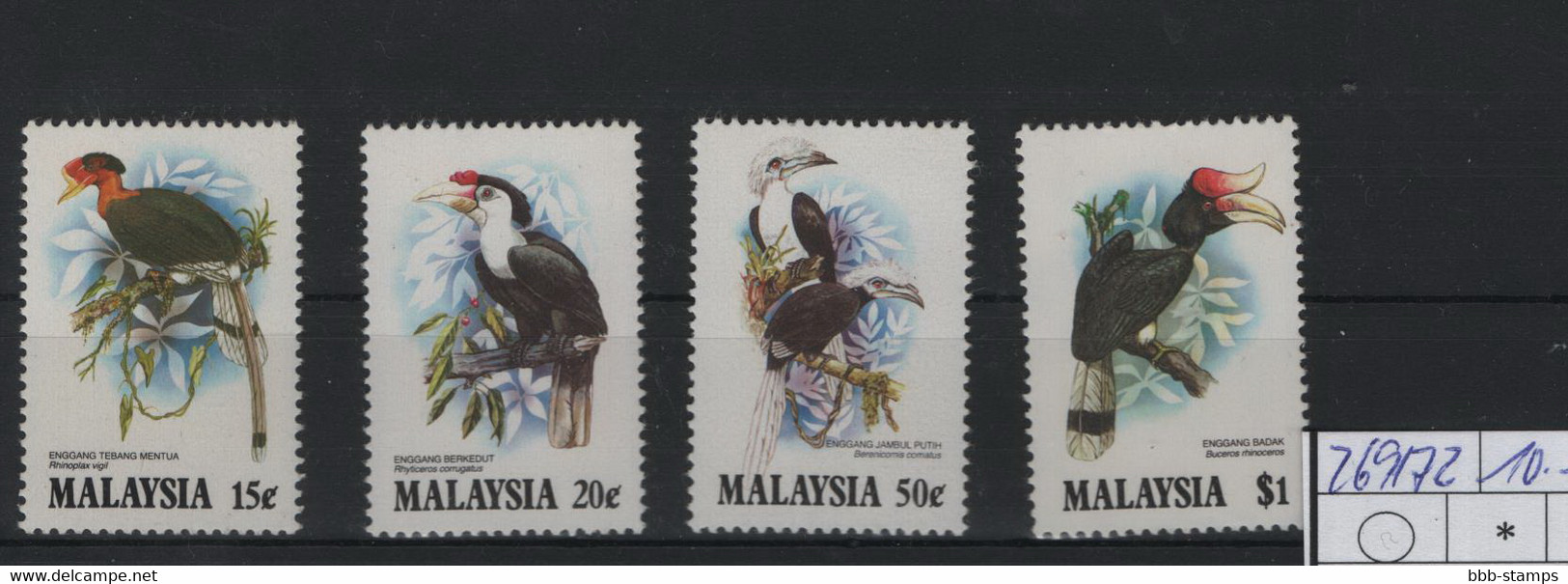 Malaysia  Michel Cat.No Mnh/** 269/272 Birds - Maleisië (1964-...)
