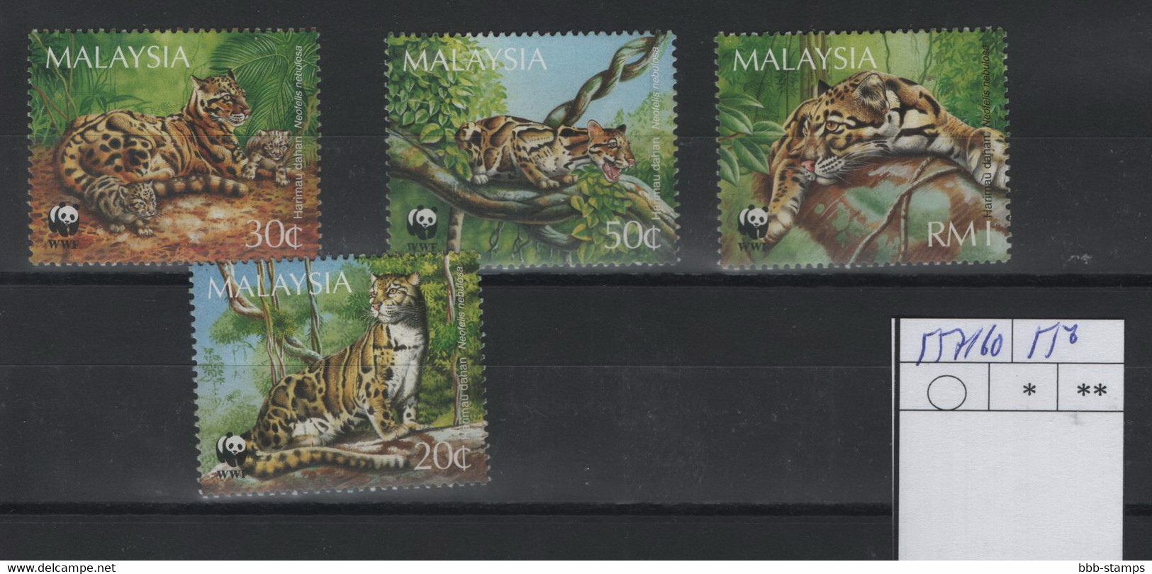 Malaysia  Michel Cat.No Mnh/** 557/560 Wwf - Maleisië (1964-...)