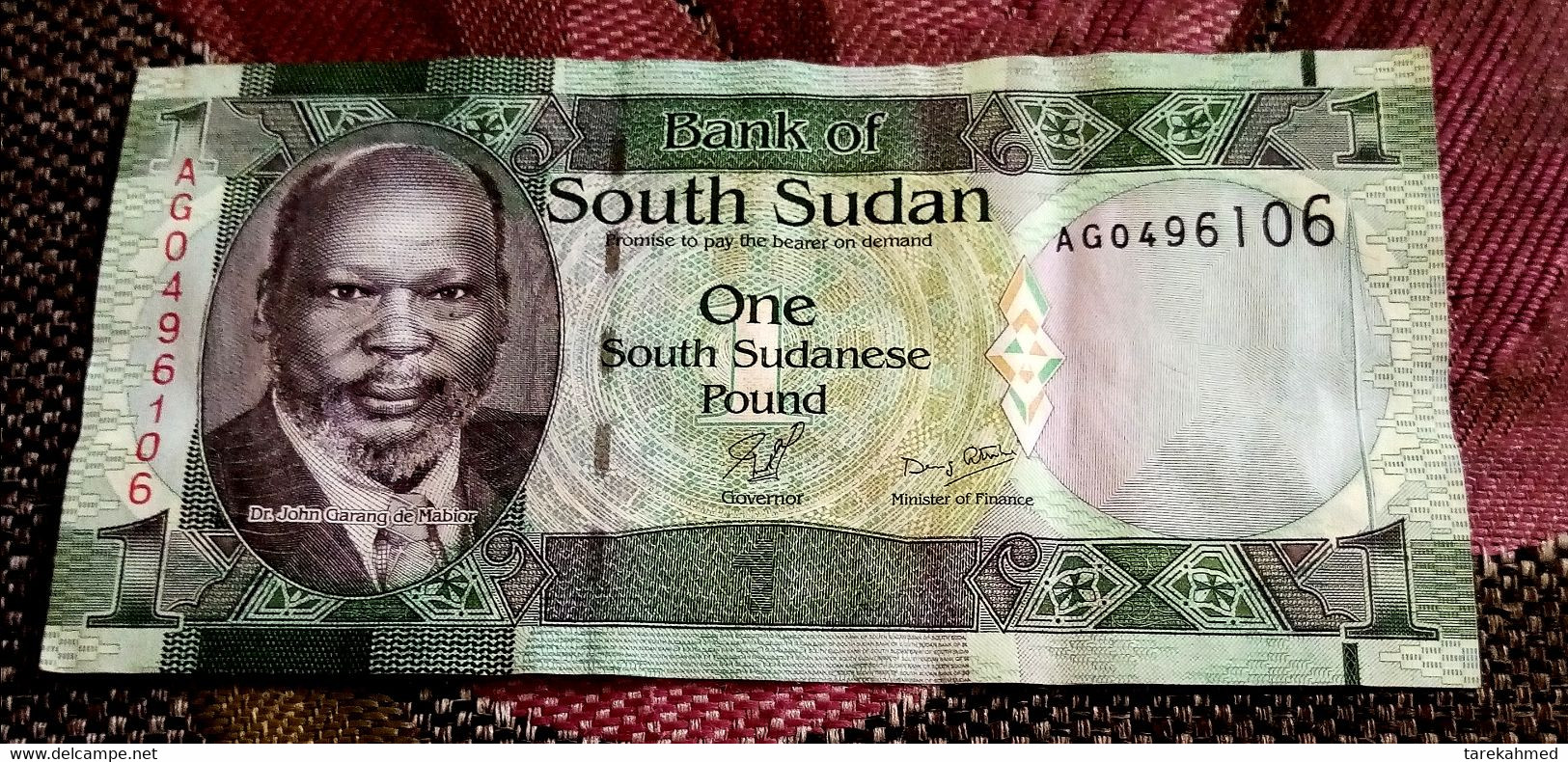 South SUDAN 2011 , 1 Pound . Perfedt - South Sudan