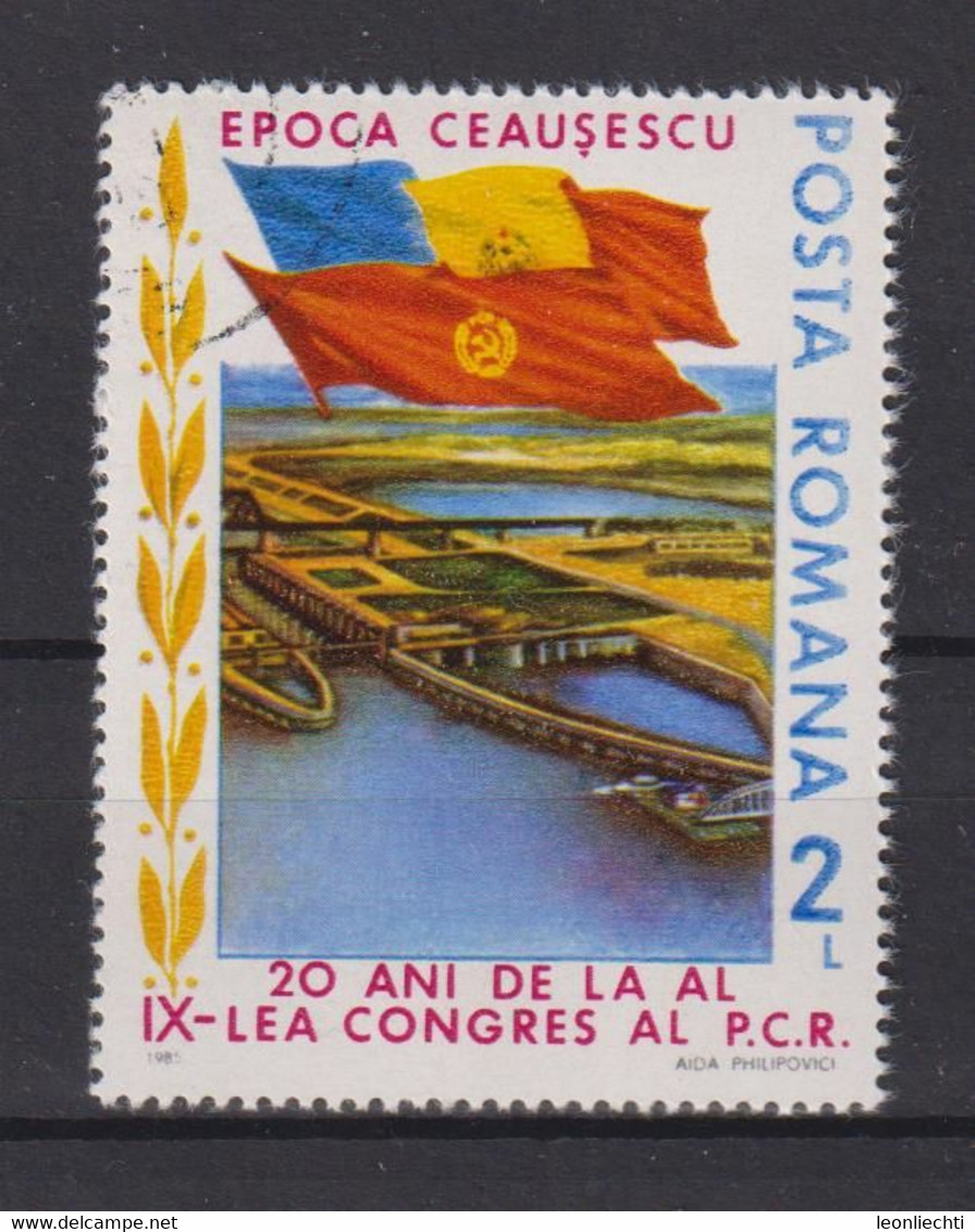 1985 Rumänien. 20 Ani De La Al IX-Lea Congres Al P:C:R: Epoca Ceauscu - Used Stamps