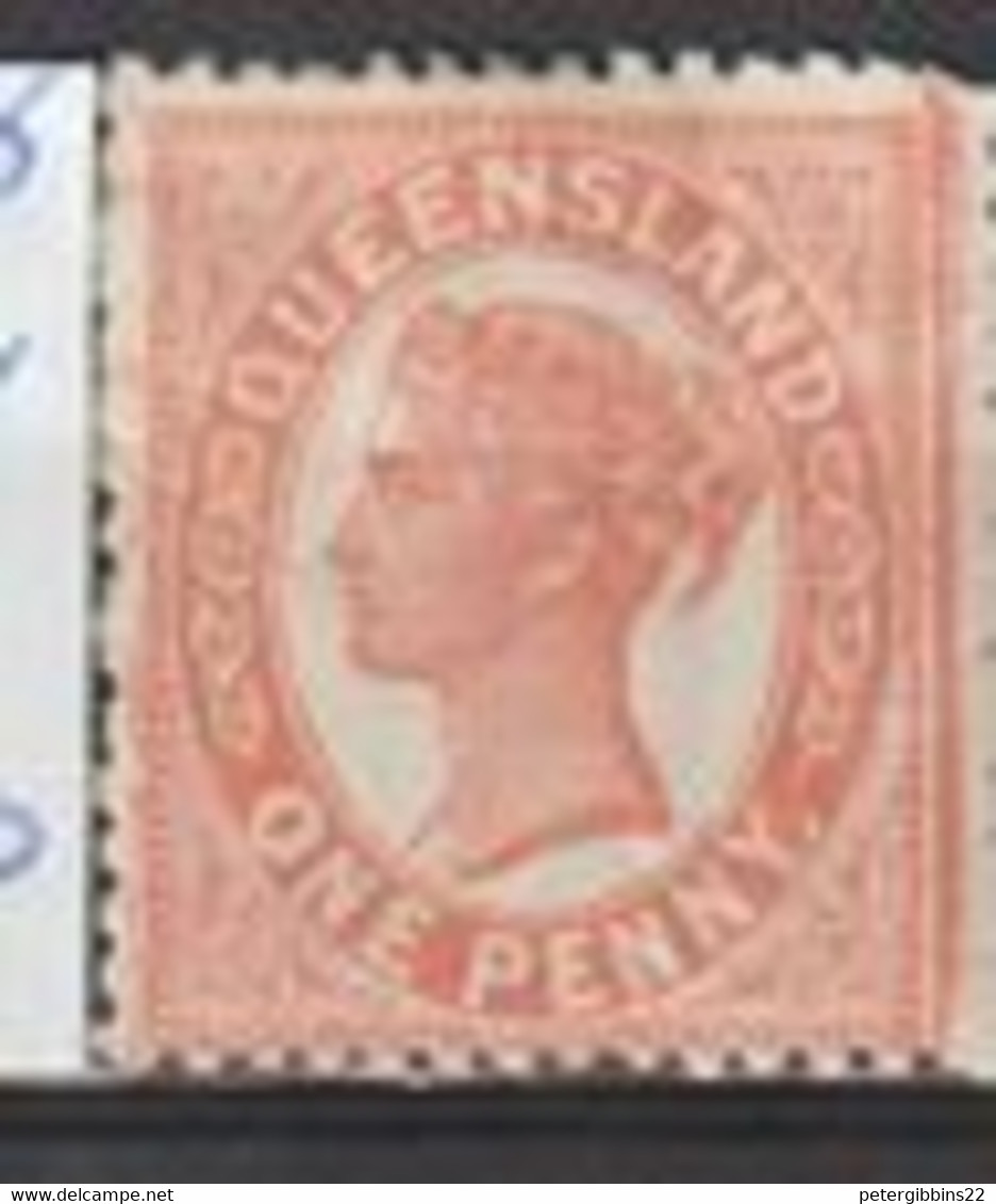 Australia  Queensland  1895  SG  210  1 D  Mounted  Mint - Mint Stamps