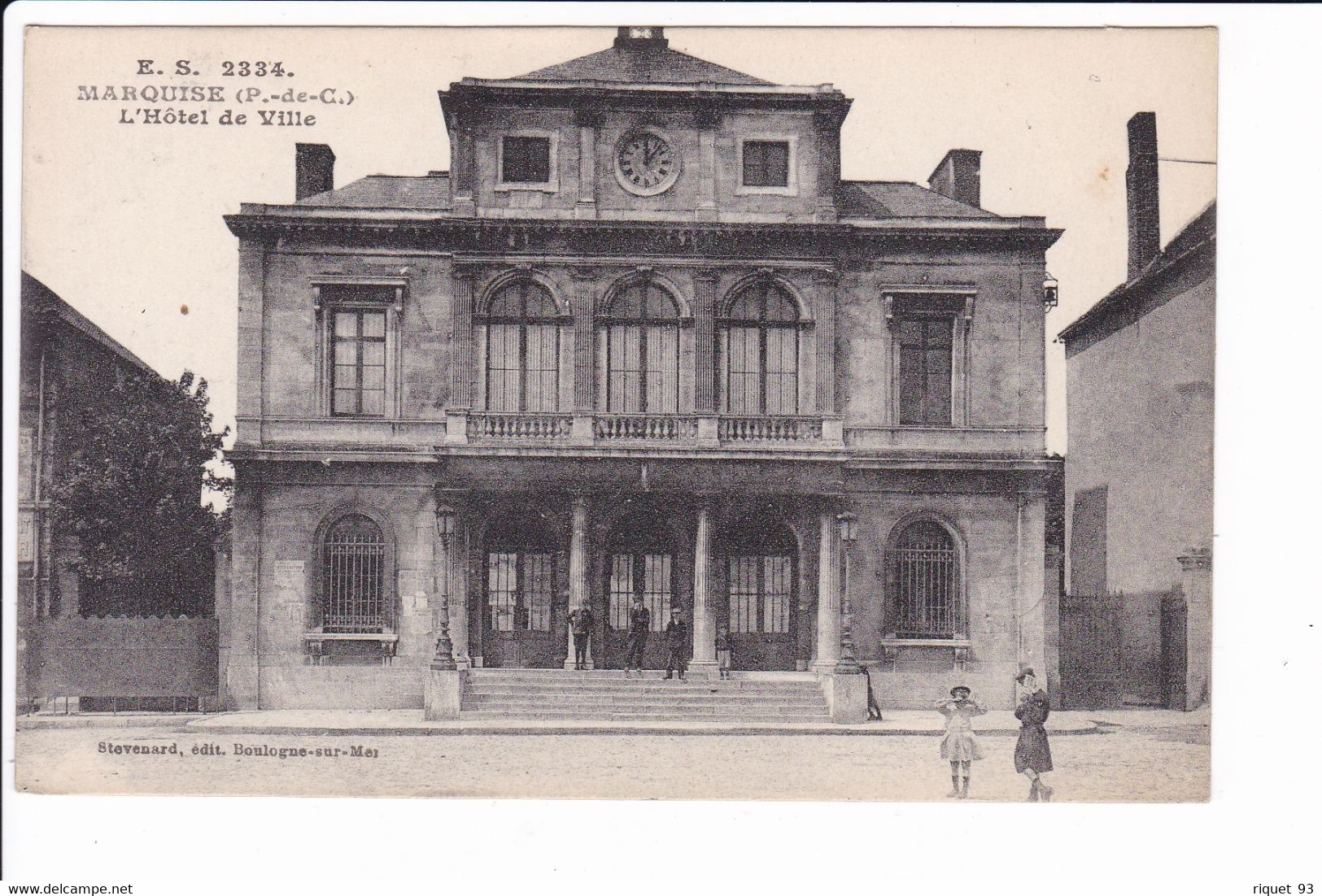 E.S. 2334 - MAQUISE - L'Hôtel De Ville - Marquise