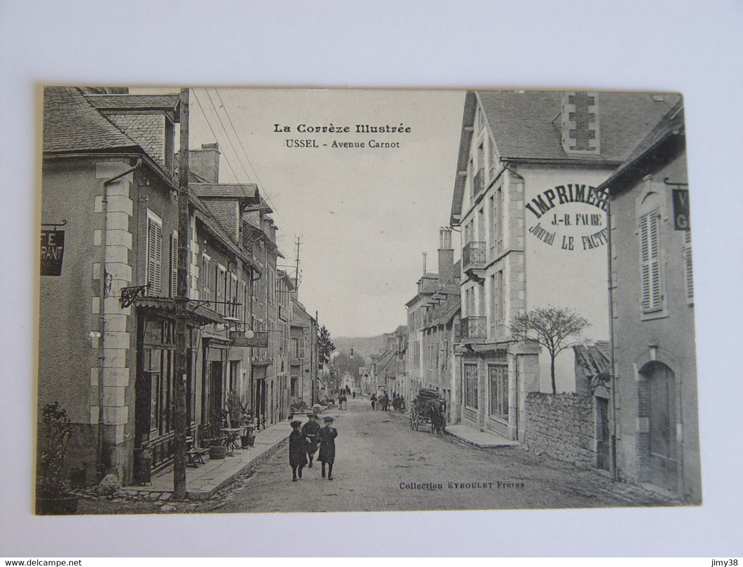 CORREZE-USSEL-AVENUE CARNOT ED EYBOULET ANIMEE - Ussel