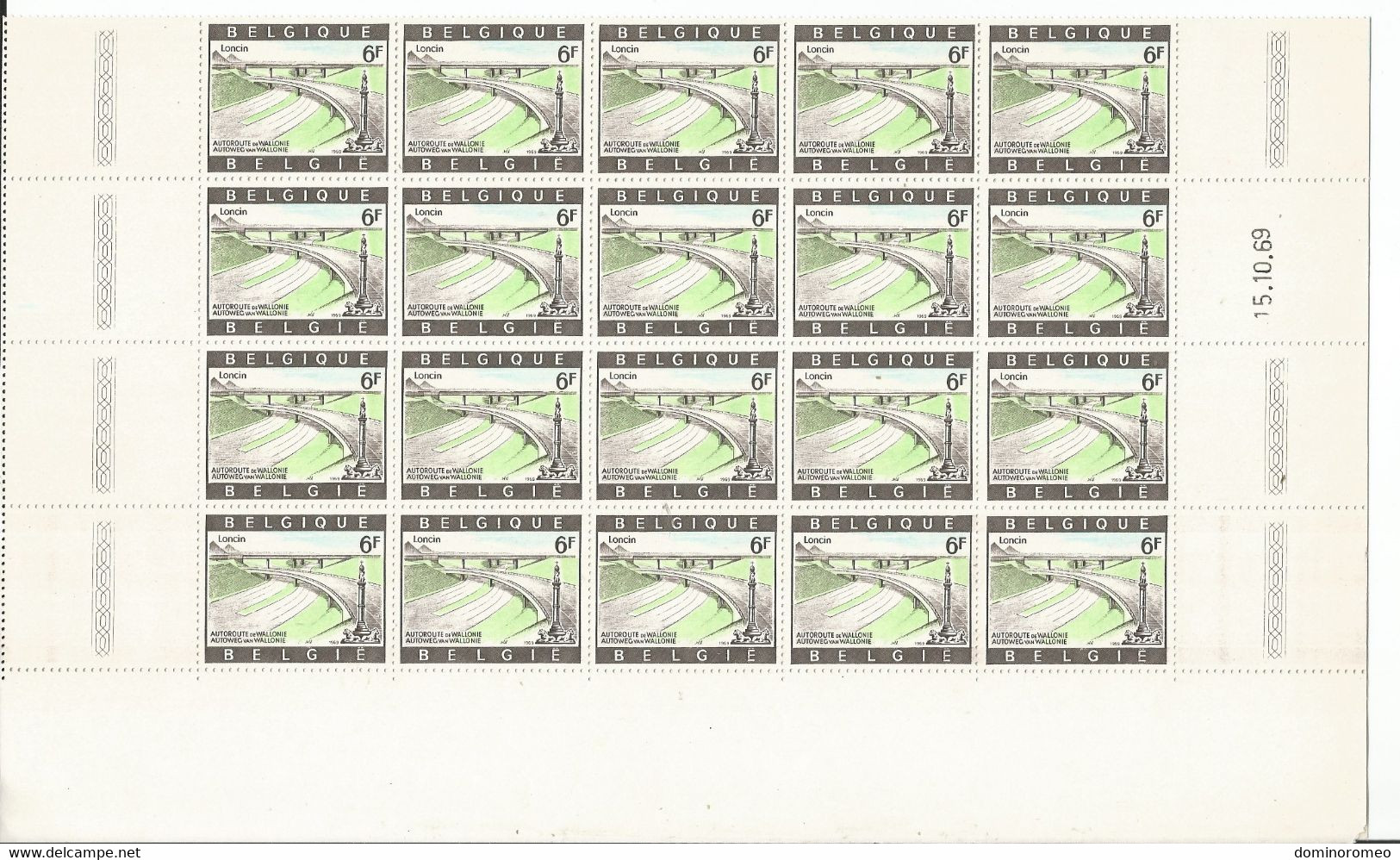 OCB 1515  Postfris Zonder Scharnier ** Volledig Vel ( Plaat 2 ) - 1961-1970