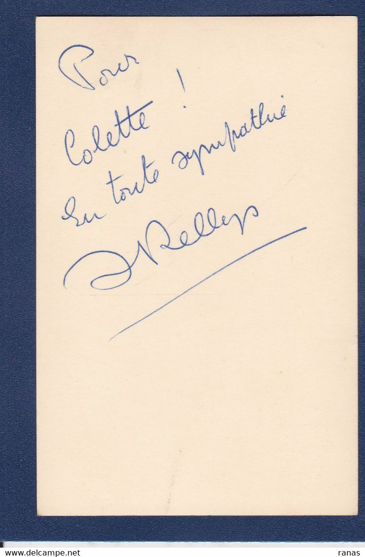 CPA Autographe De Rellys Acteur Sur Carte Photo Voir Dos - Autres & Non Classés