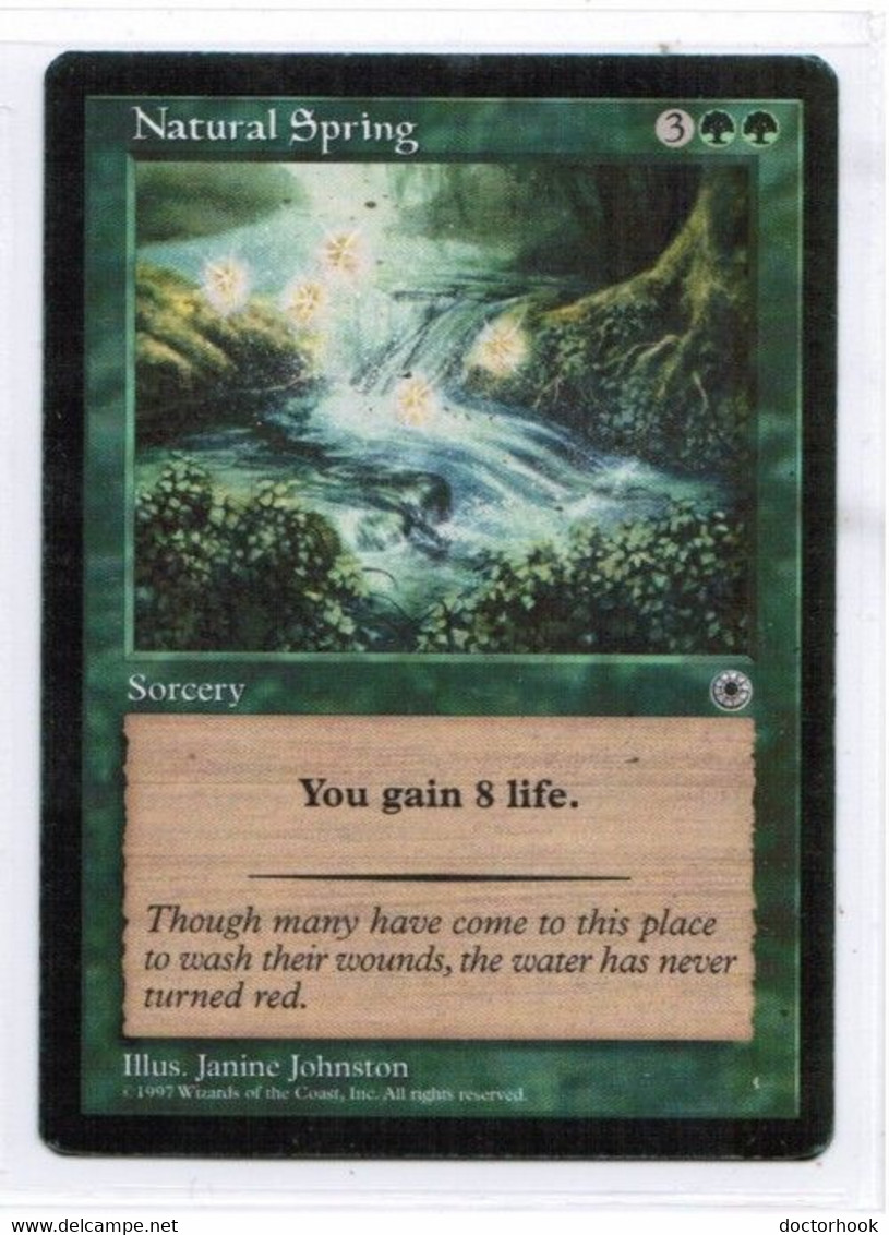 MAGIC The GATHERING  "Natural Spring"---PORTAL (MTG--156-3) - Autres & Non Classés