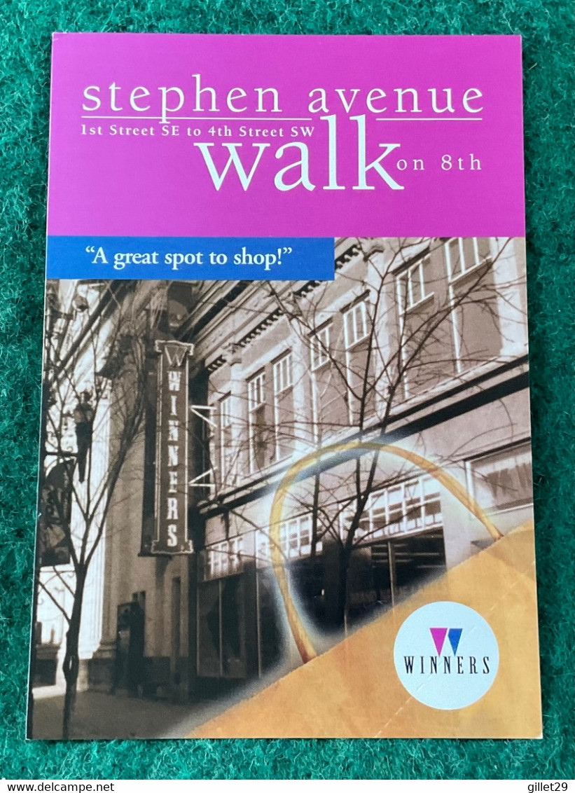 CALGARY, ALBERTA - STEPHEN AVENUE, WALK ON 8th - A GREAT SPOT TO SHOP - Go Card 1998 - - Calgary