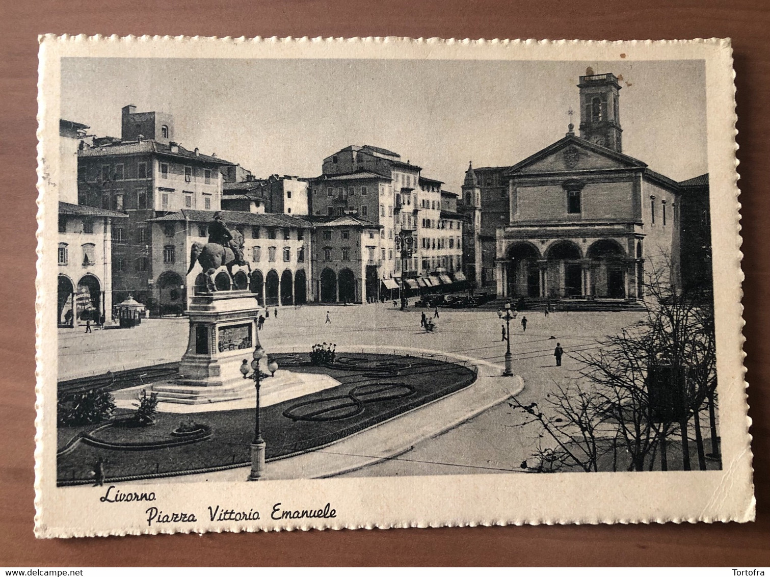 LIVORNO PIAZZA VITTORIO EMANUELE 1946 - Livorno