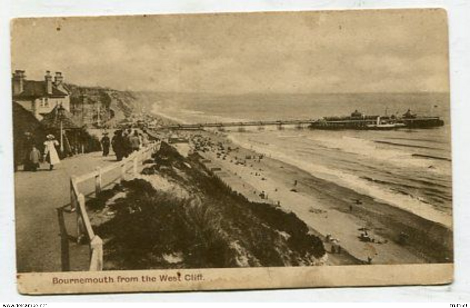 AK 067401 ENGLAND - Bournemouth From The West Cliff - Bournemouth (hasta 1972)