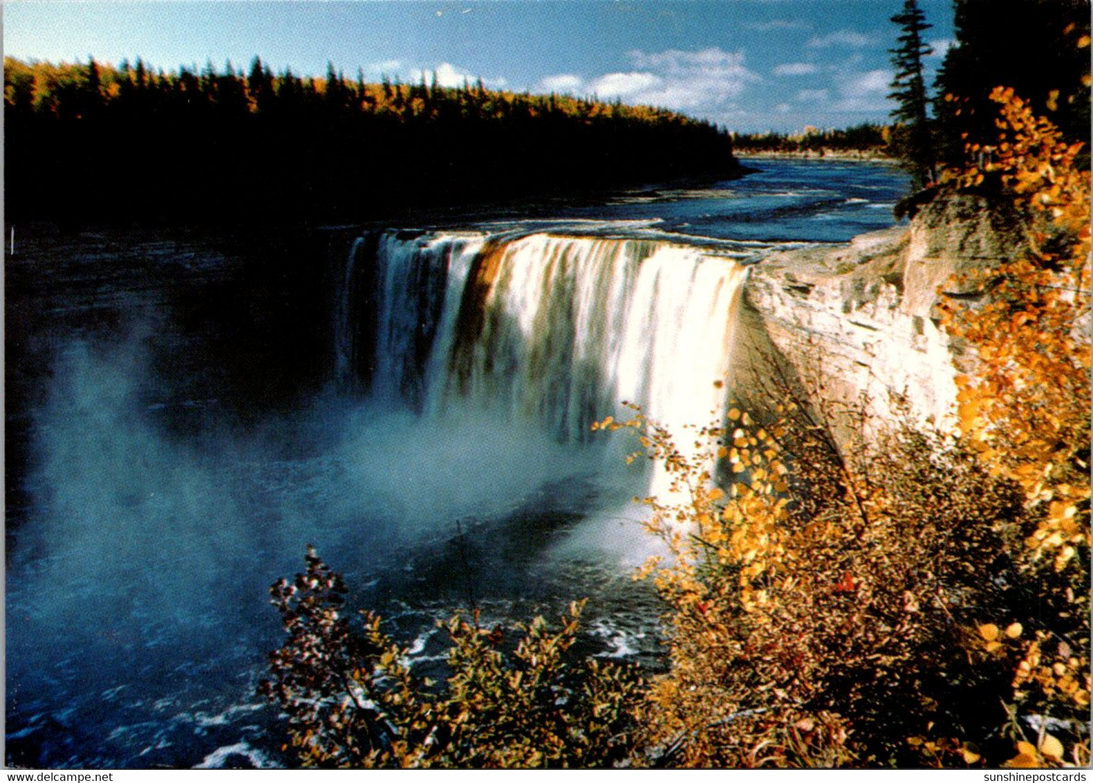 Canada Alexandra Falls On The Mackenzie Highway At Mile 43 - Moderne Ansichtskarten