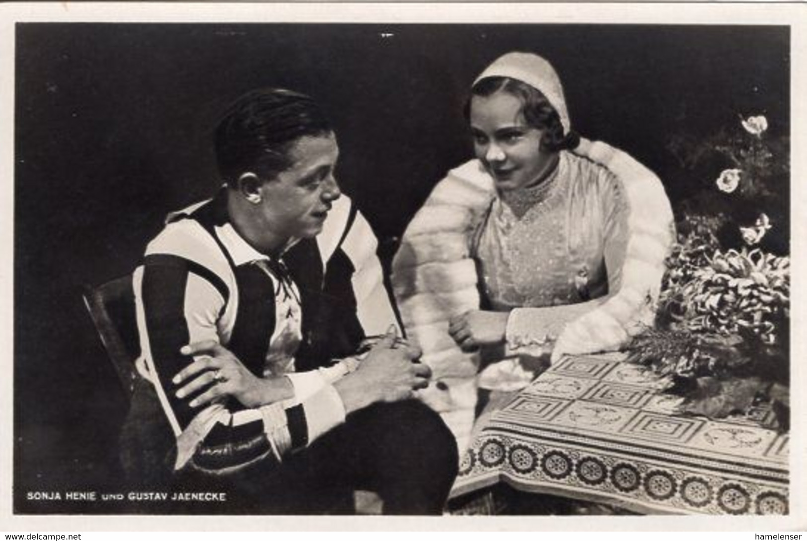 52625 - Deutsches Reich - 1936 - AnsKte Sonia Henie (Norwegen) & Gustav Jaenecke, Ungebraucht - Olympische Spiele