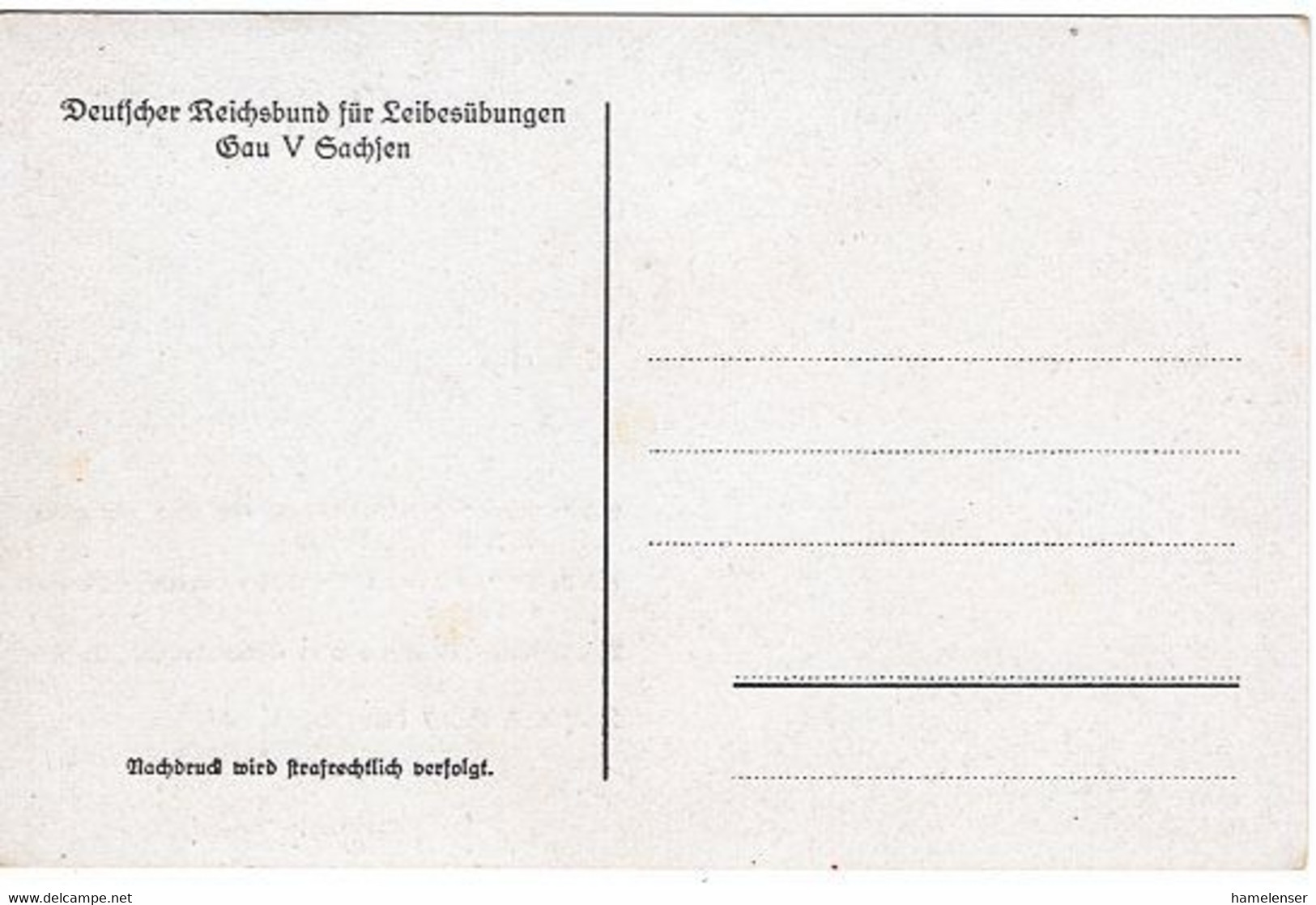 52629 - Deutsches Reich - 1936 - AnsKte Handball Endspiel Eimsbütteler TV, Eiskunstlauf, Florett-Fechten, Ungebraucht - Handbal