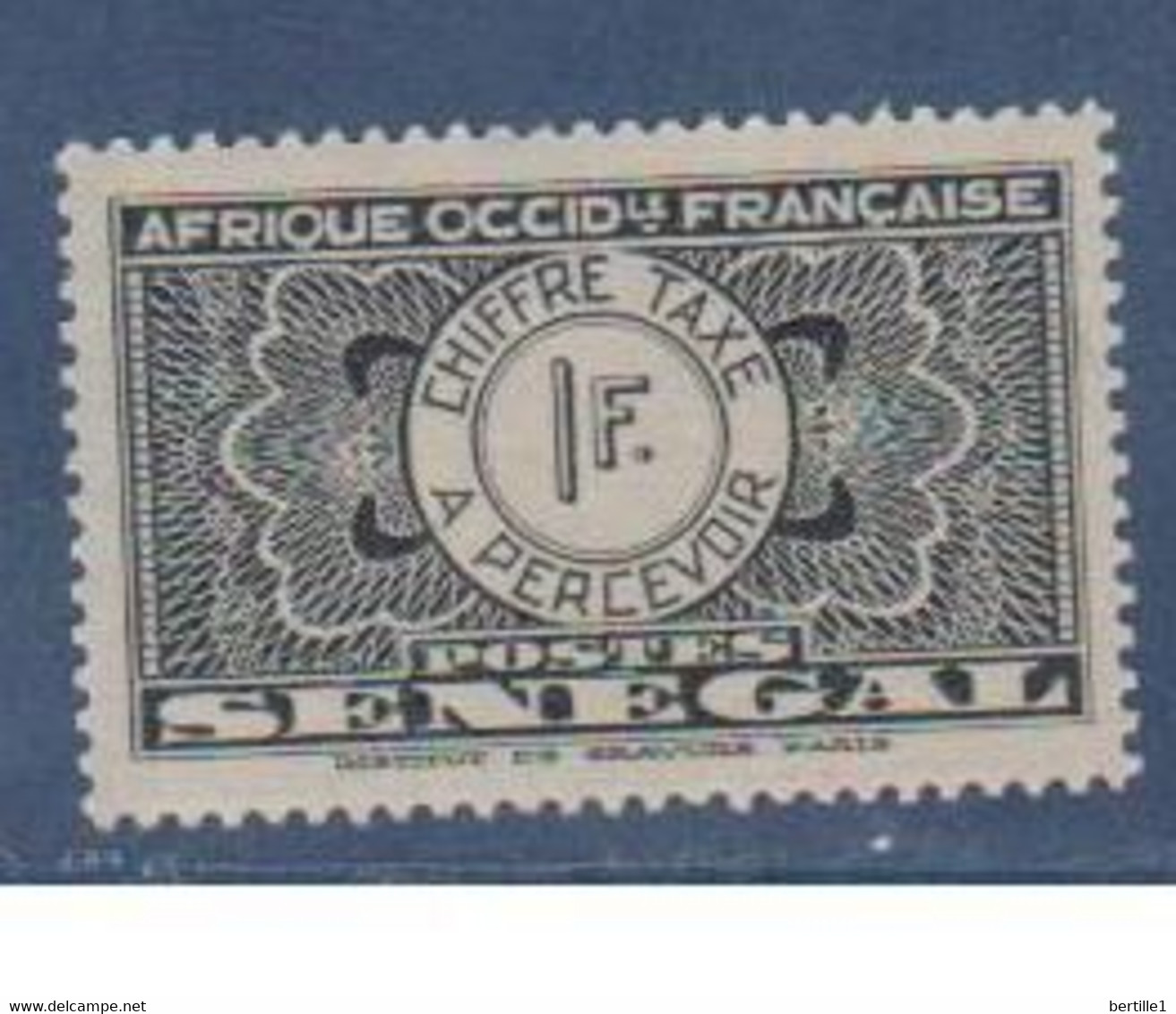 SENEGAL     N°  YVERT  :     TAXE  29  NEUF AVEC  CHARNIERES      ( CH  4/37 ) - Postage Due