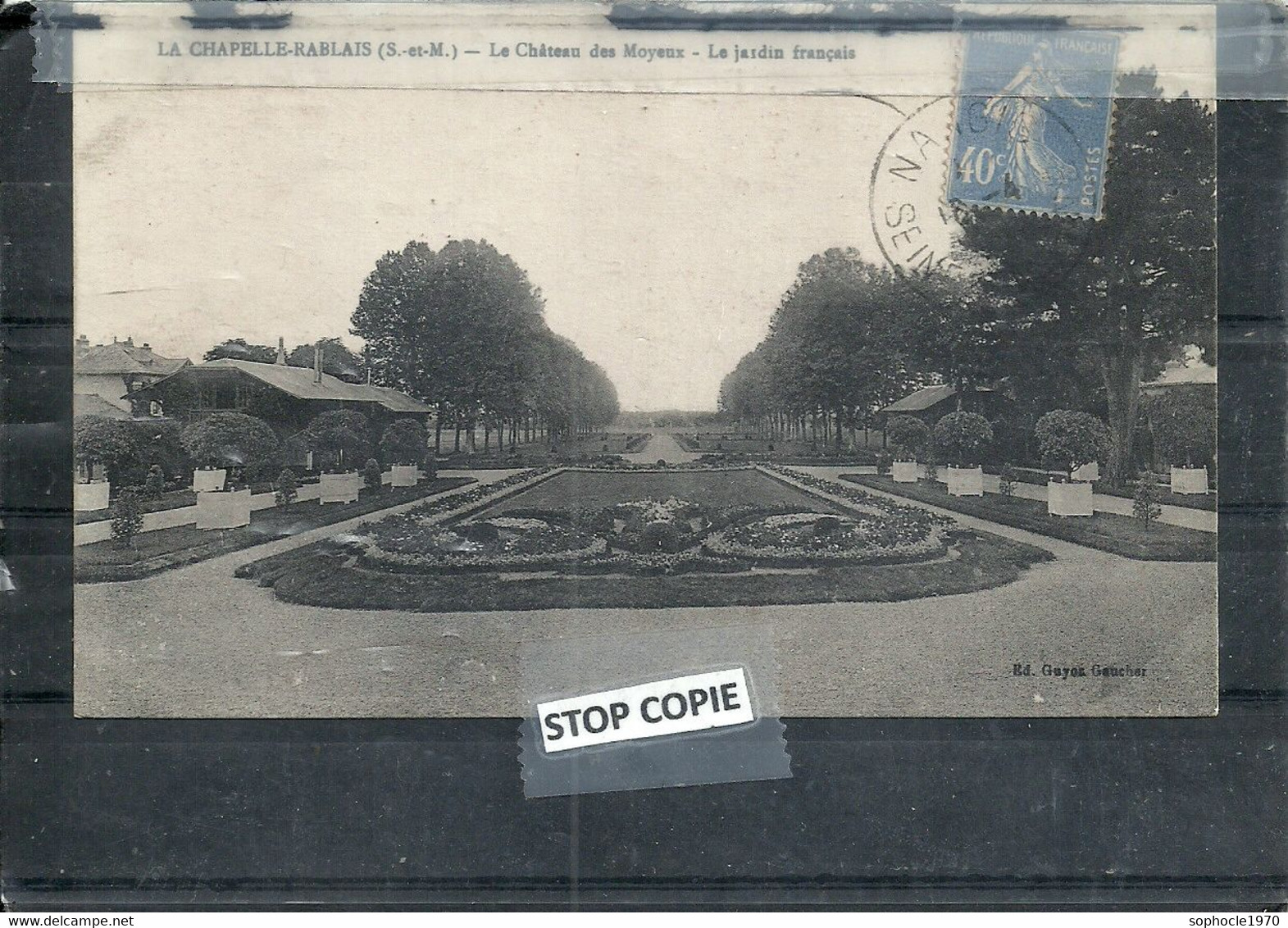 07 - 2022 - WAC20 - SEINE ET MARNE - 77 - LA CHAPELLE RABLAIS - Le Château Des Moyeux - Jardin Français - La Chapelle La Reine
