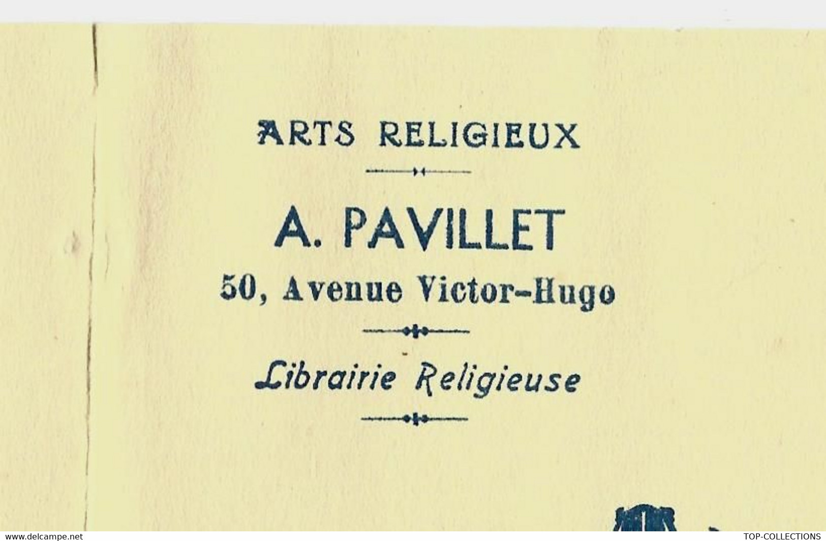 1959 RELIGION ART ARTS RELIGIEUX IMAGERIE CHAPELETS MISSELS  ETC A.PAVILLET Paris PUBLICITE VOIR SCANS - Publicidad