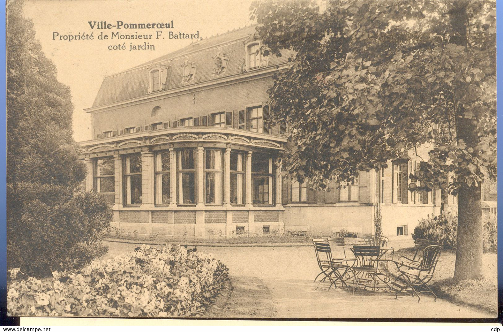 Cpa Ville-pommeroeul   1935 - Bernissart