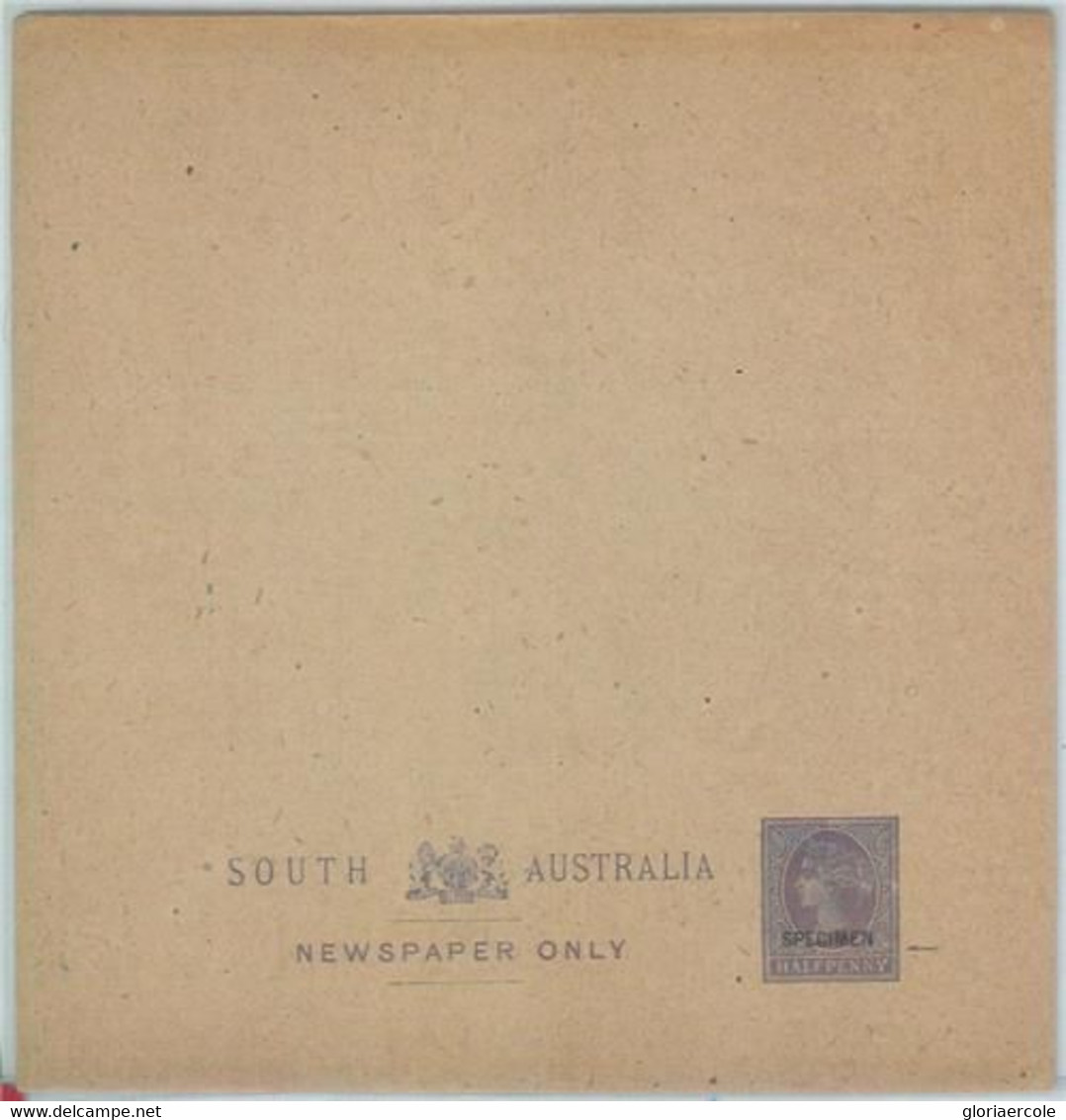 BK0032 - SOUTH  AUSTRALIA - Postal History - STATIONERY WRAPPER  # 3b - SPECIMEN - Altri & Non Classificati