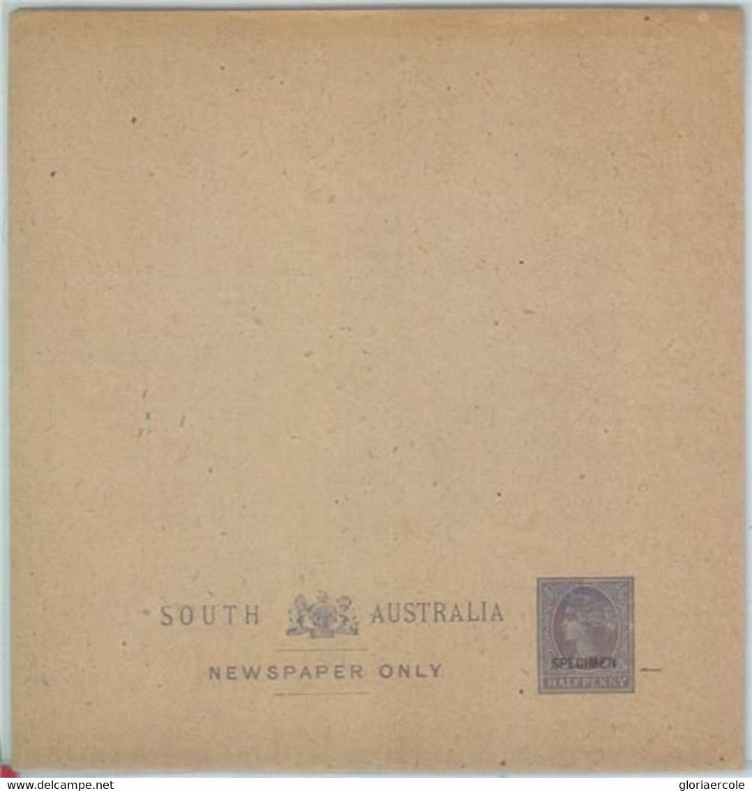 BK0032 - SOUTH  AUSTRALIA - Postal History - STATIONERY WRAPPER  # 3b - SPECIMEN - Otros & Sin Clasificación