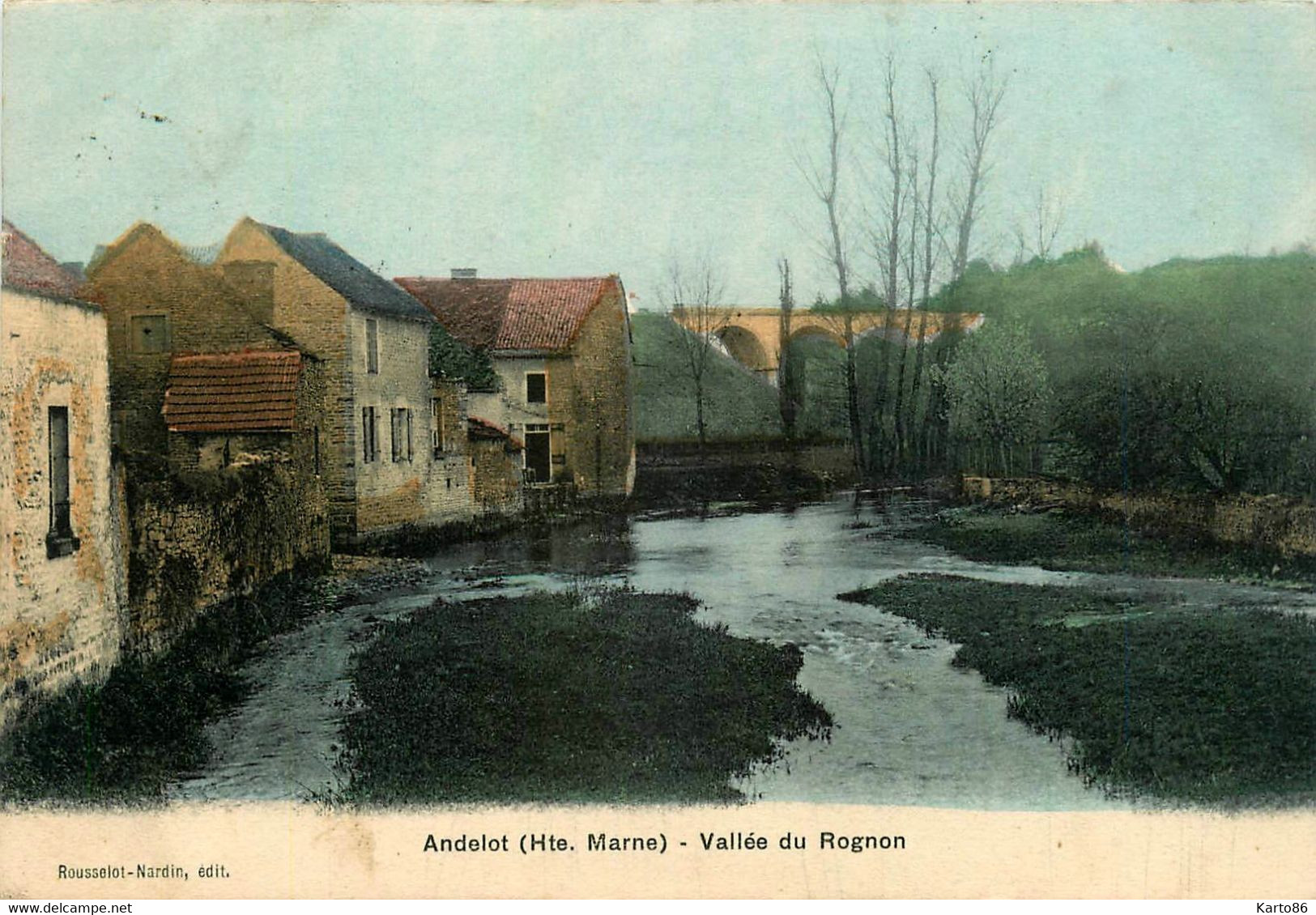 Andelot * Un Coin Du Village Et Vallée Du Rognon - Andelot Blancheville